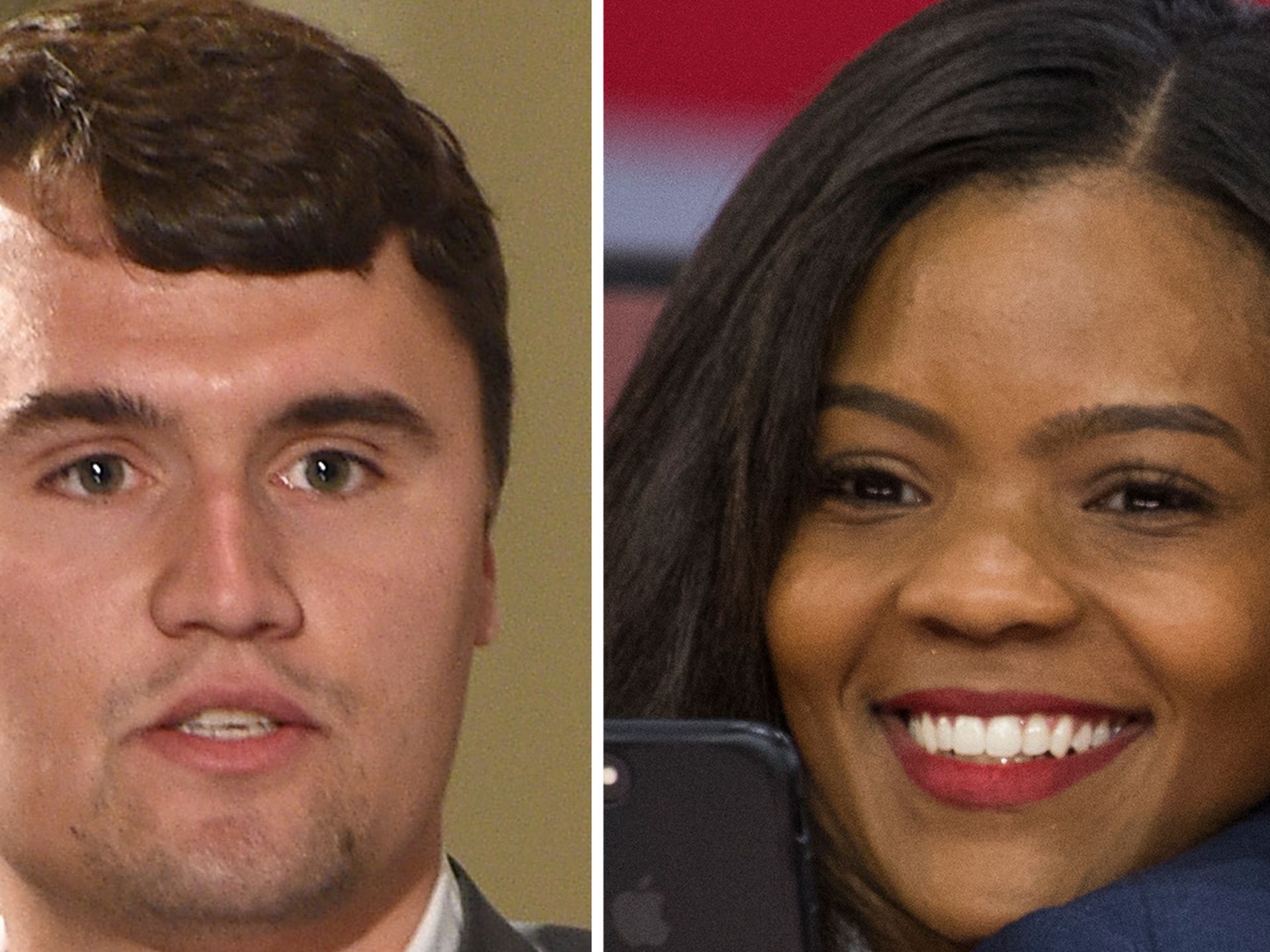 Trump huddles with Charlie Kirk and Candace Owens