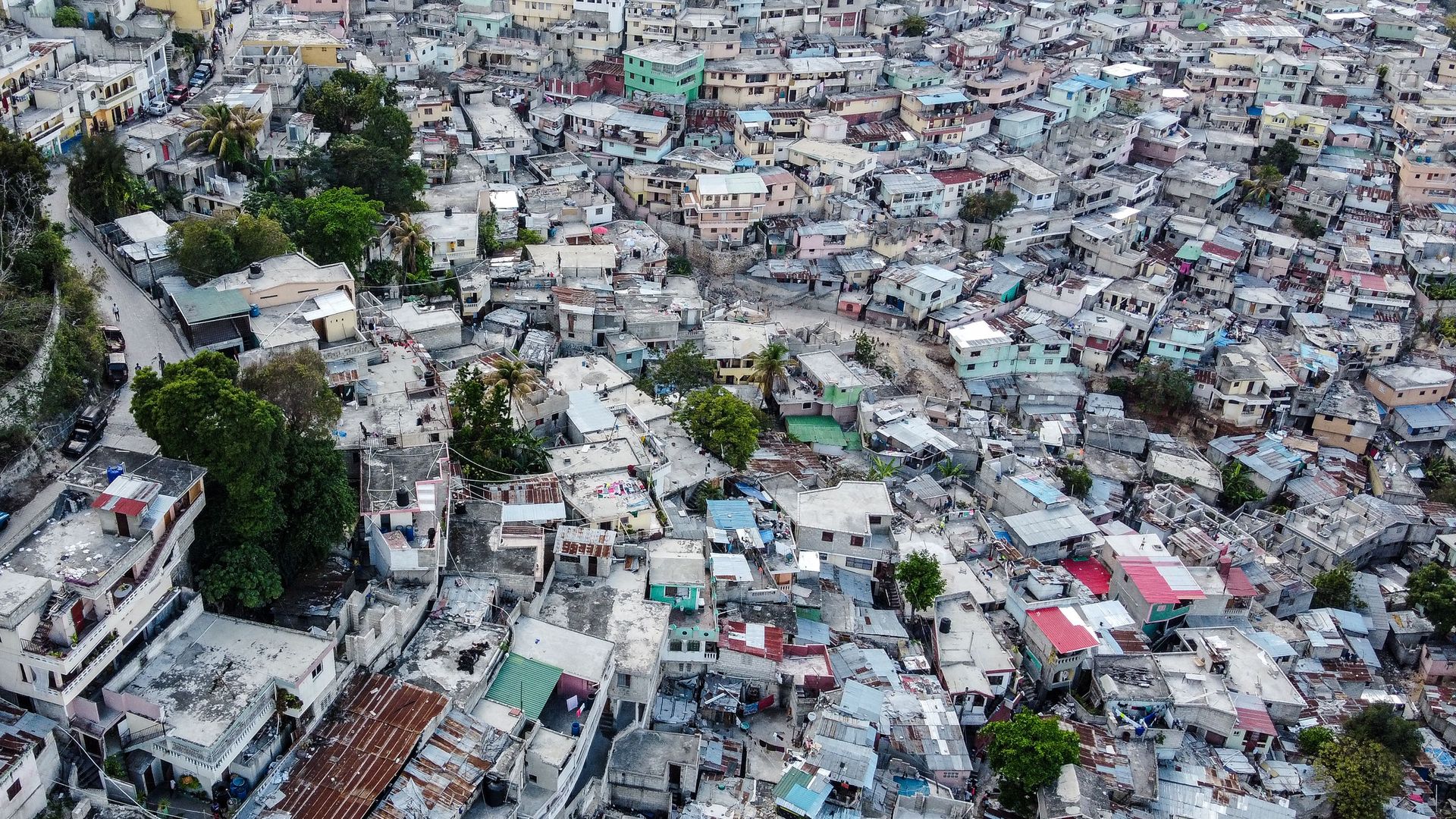 This image is an areal view of houses that are close together
