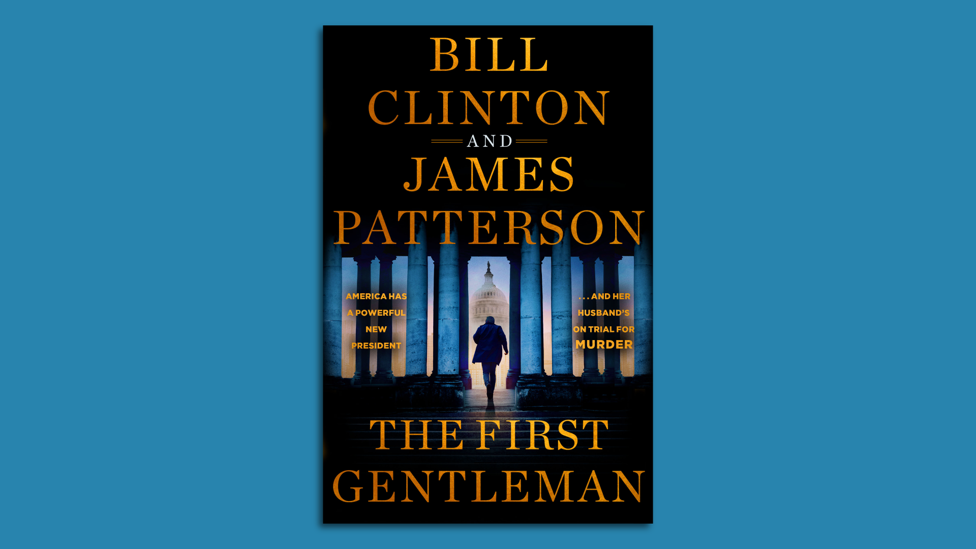The cover of "The First Gentleman" by Bill Clinton and James Patterson