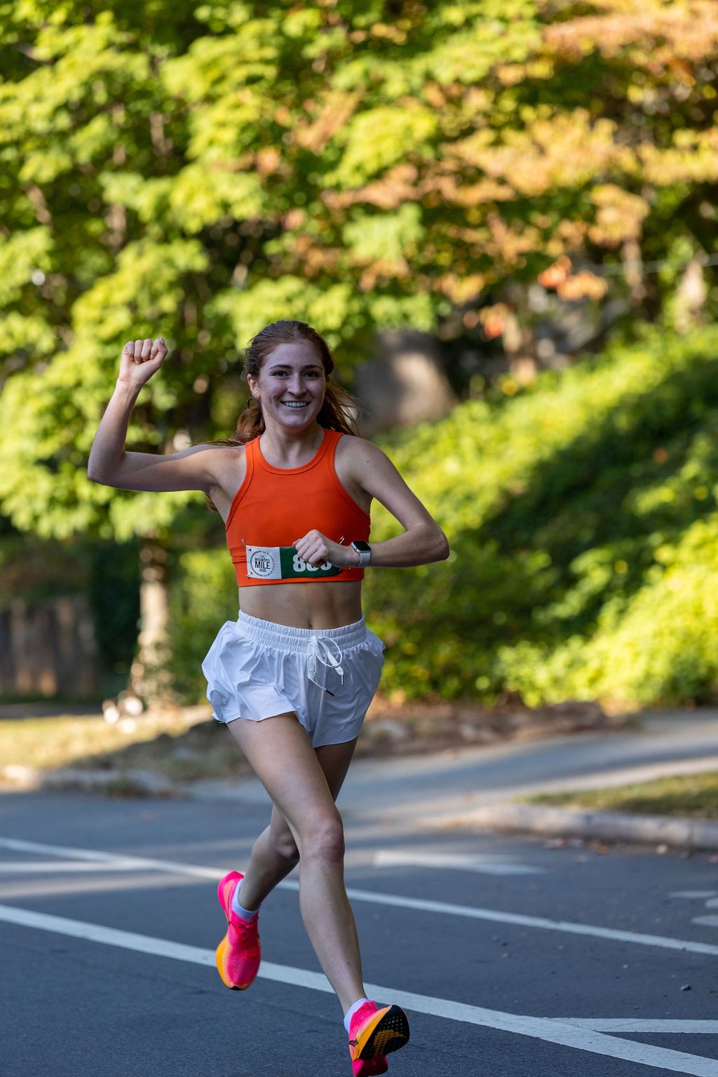 Runner at the Midwood Mile. 