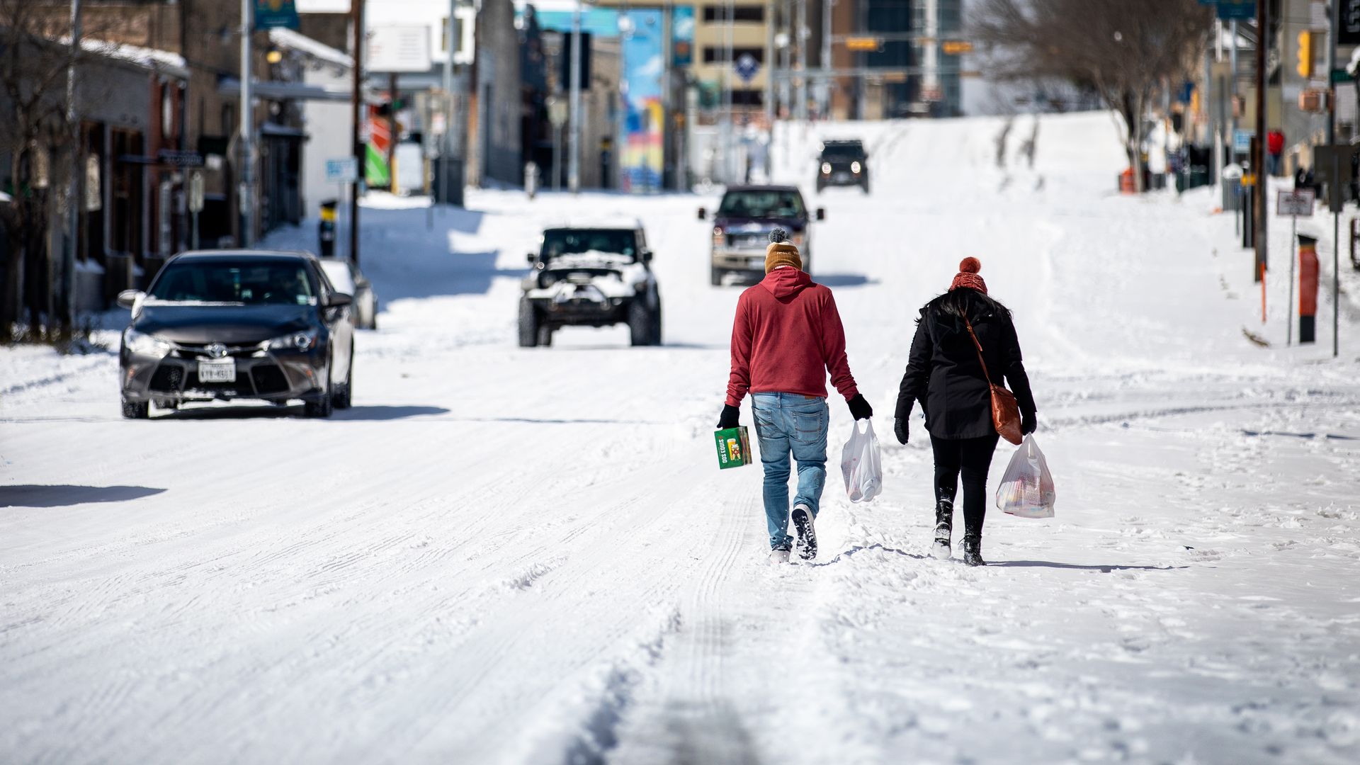 Austin, Texas on Monday. Photo: Montinique Monroe/Getty Images