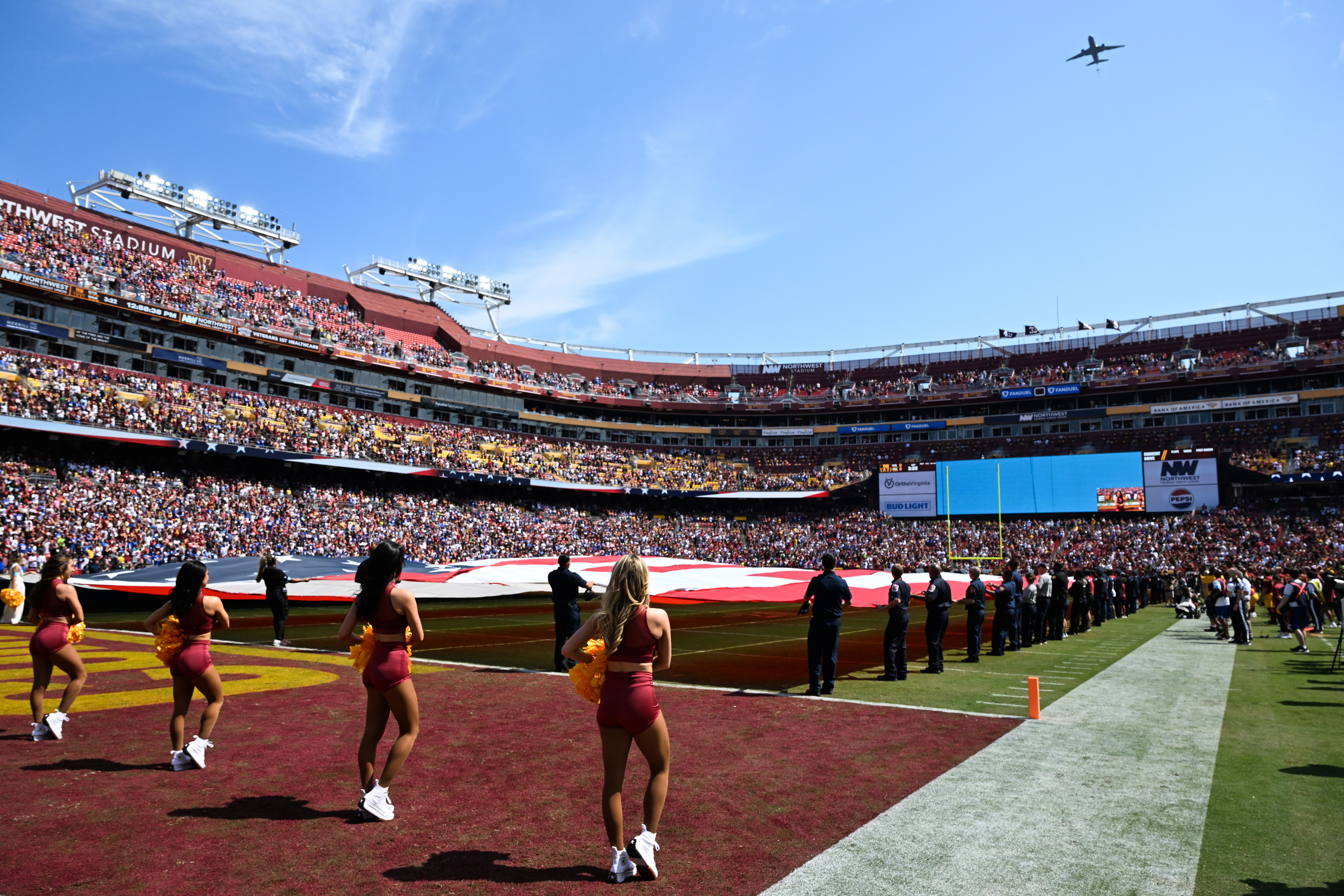 A view of Northwest Field before the game