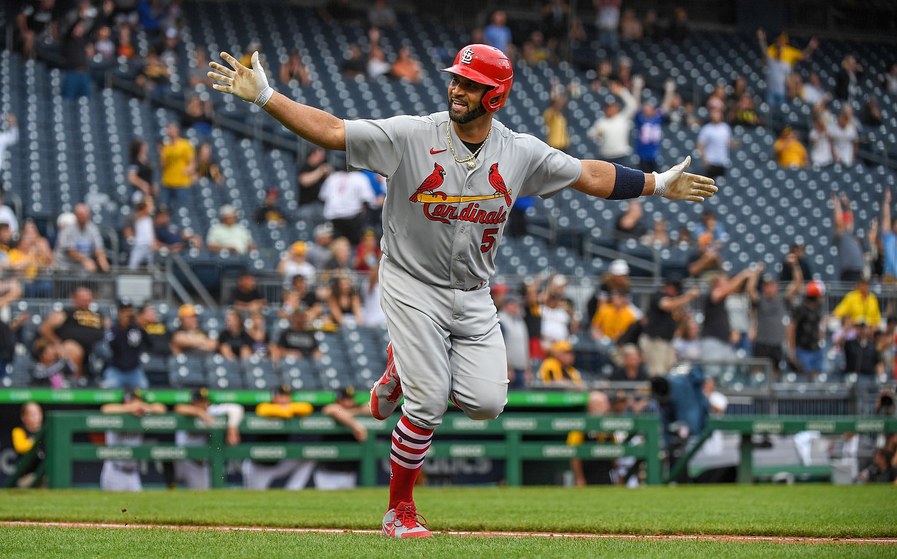 Albert Pujols participating in the Home Run Derby through the years! He's  done it FOUR times! 