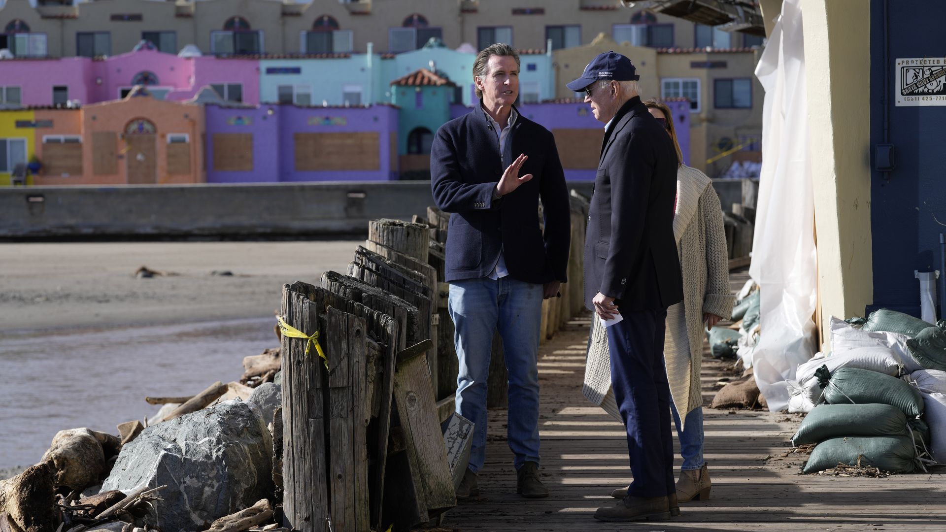 Gavin Newsom and Biden