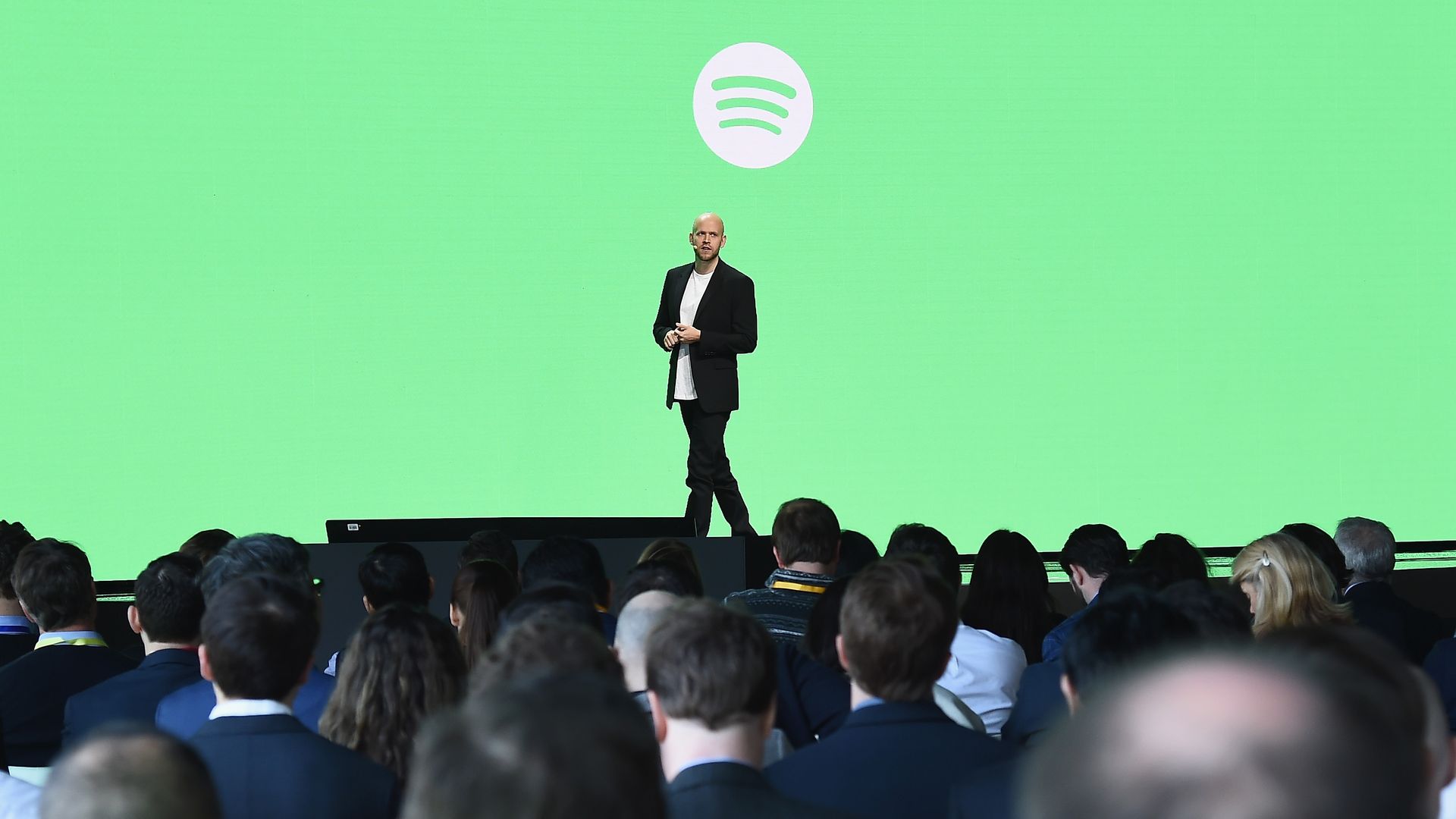 Spotify CEO Daniek Ek on the company's investor day.