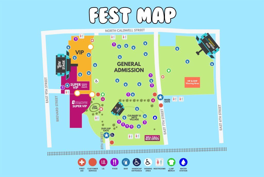 LLMF fest map