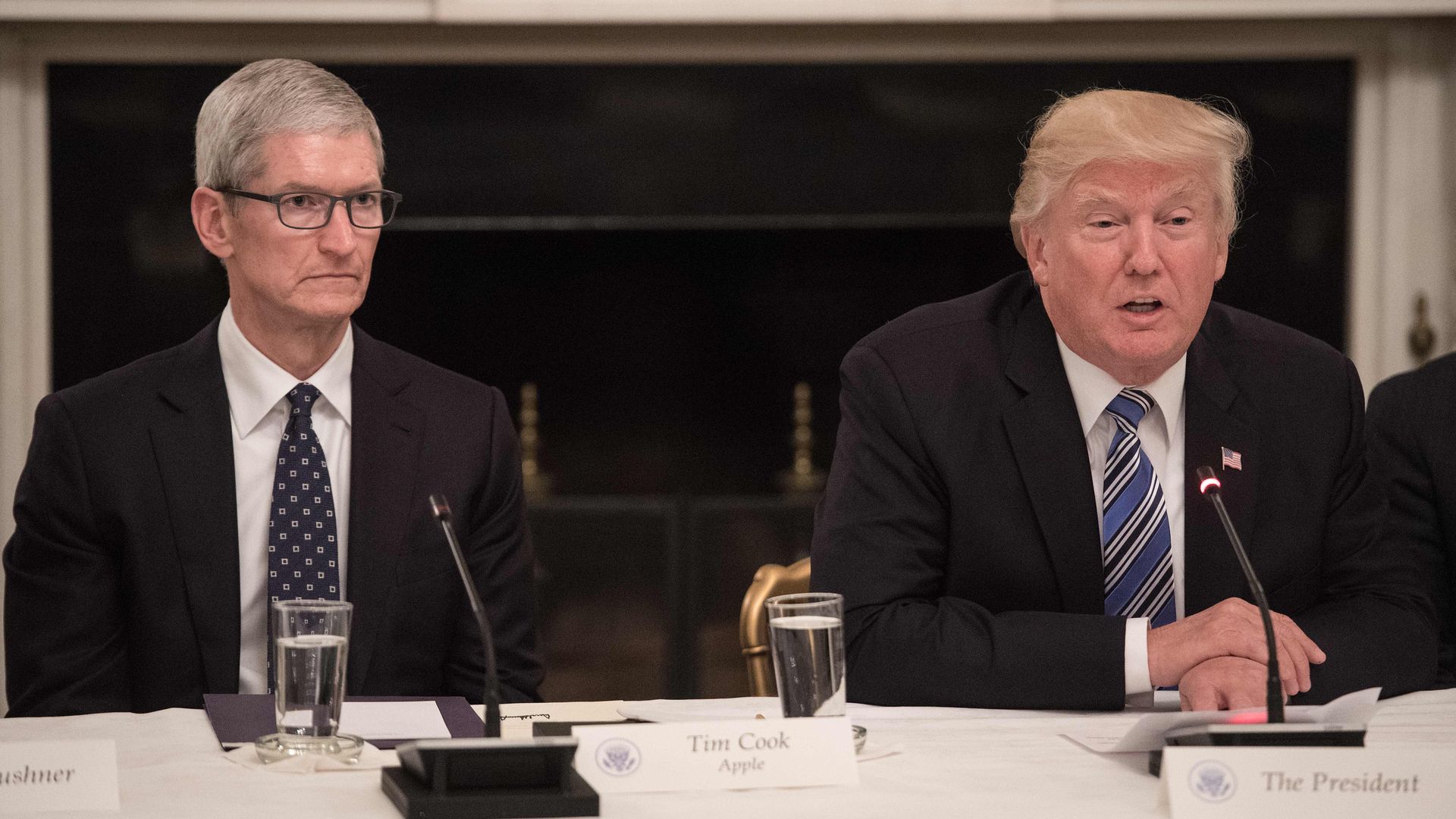 President Trump meeting with Apple CEO Tim Cook