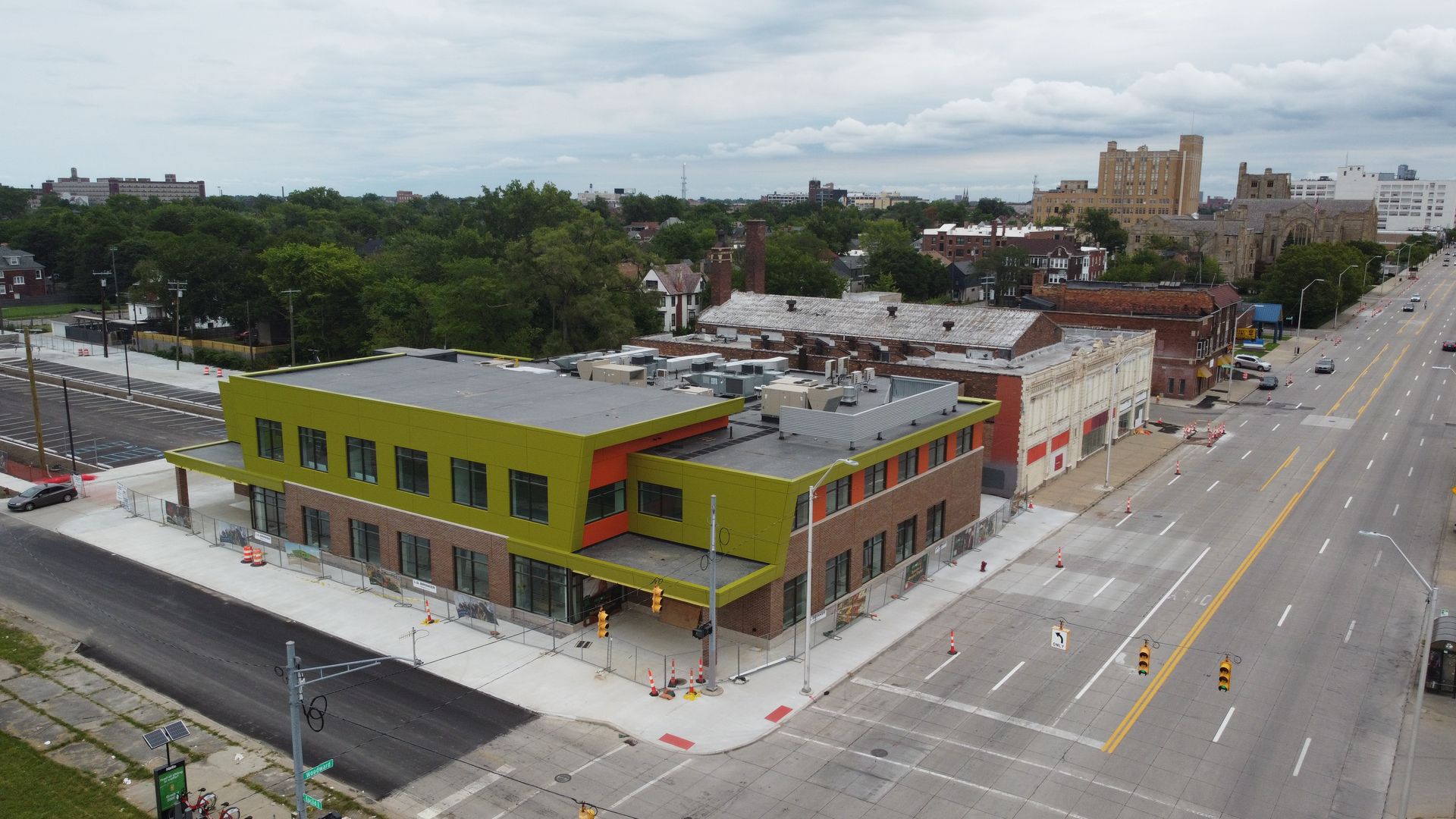 The new Detroit Food Commons building