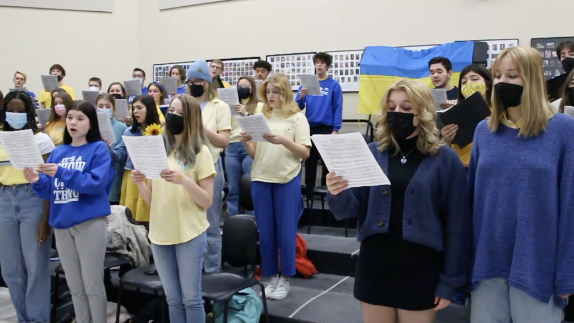 Valley choir singing