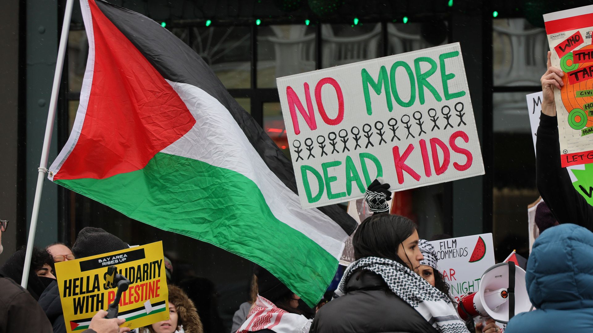 Protesters rally Jan. 21 in Park City. Photo: Dia Dipasupil/Getty Images