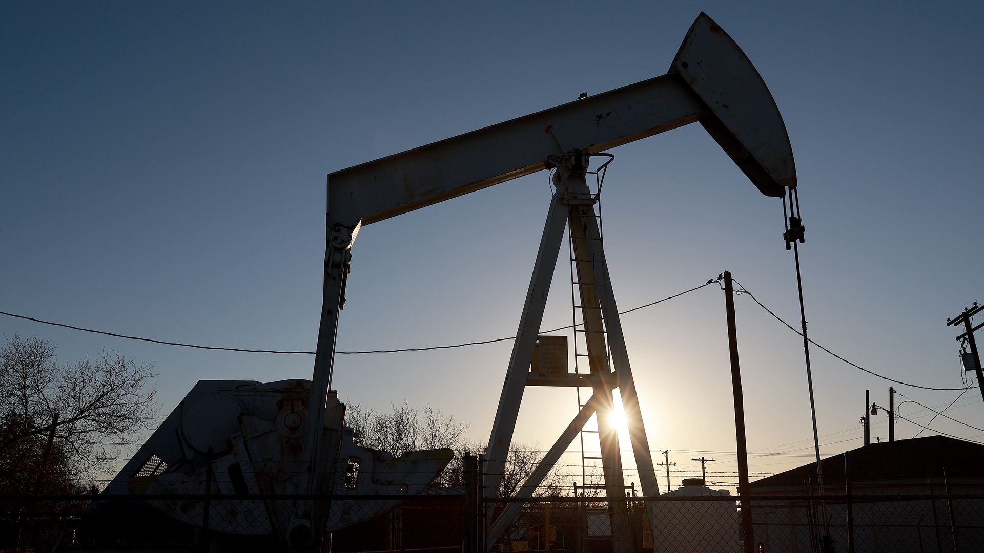 An oil pumpjack in Odessa, Texas, in March 2022.