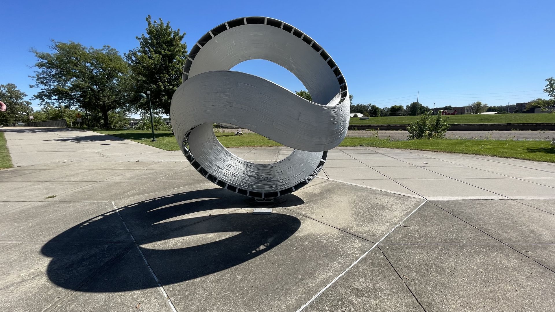 A photo of Principal Park in Des Moines.