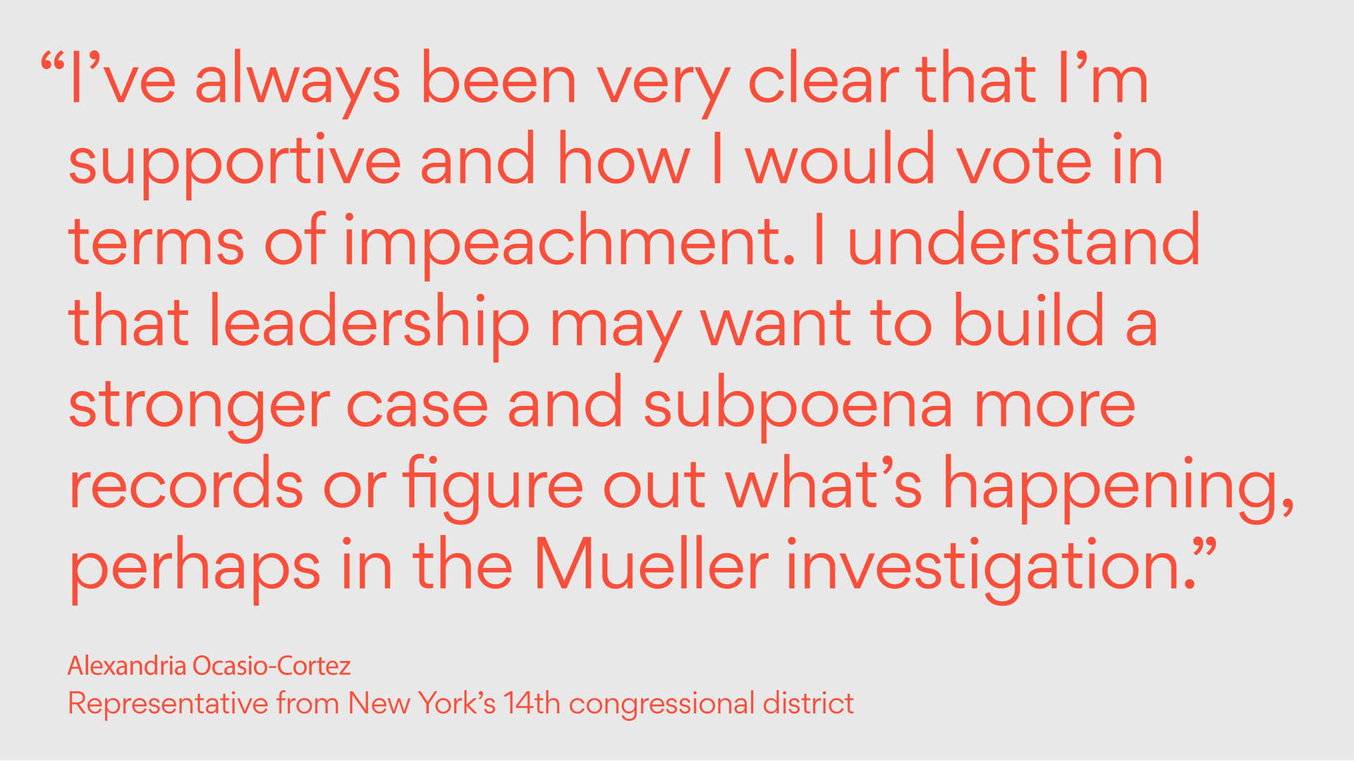 Alexandria Ocasio Cortez quote