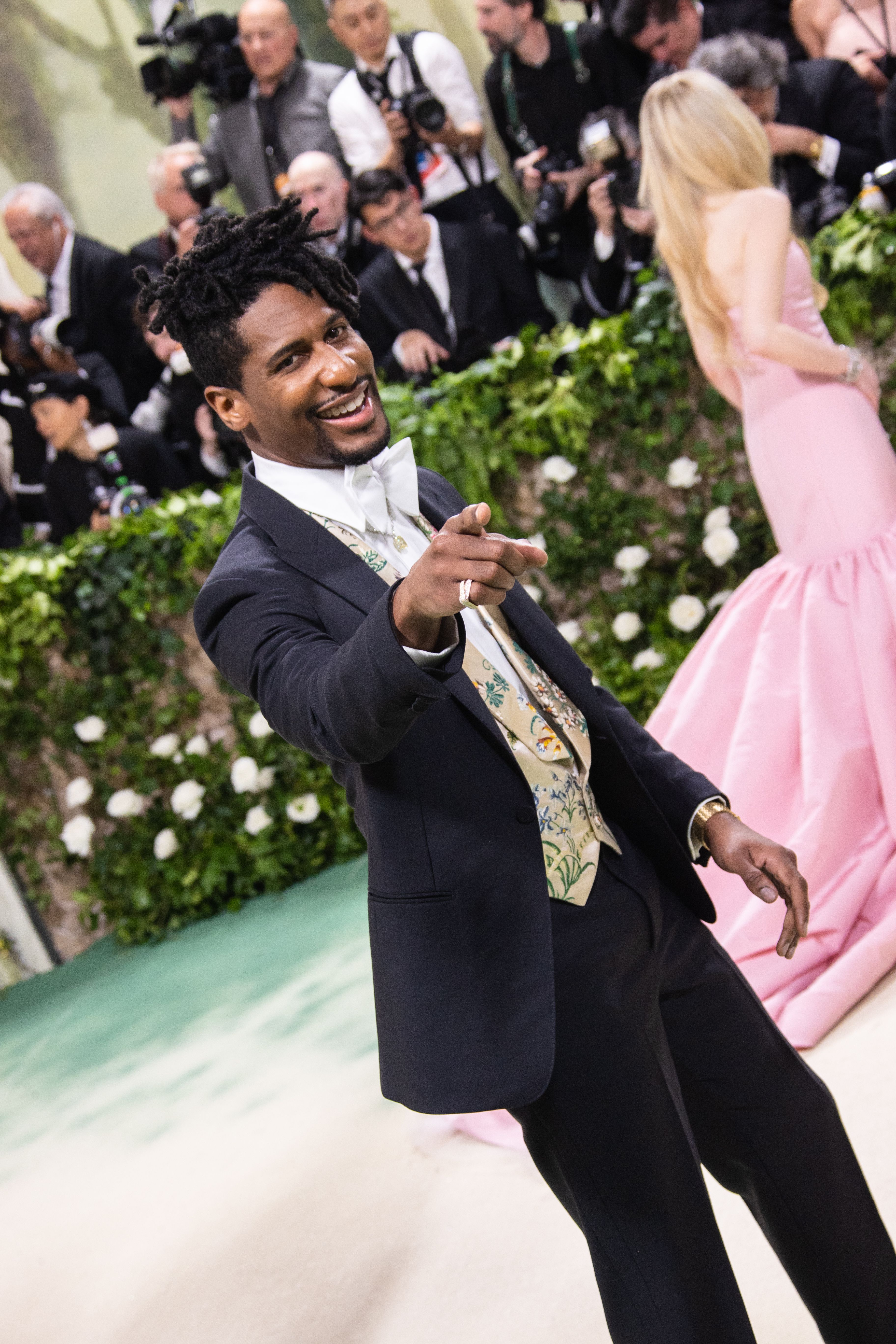 Photo shows Jon Batiste at the Met Gala.