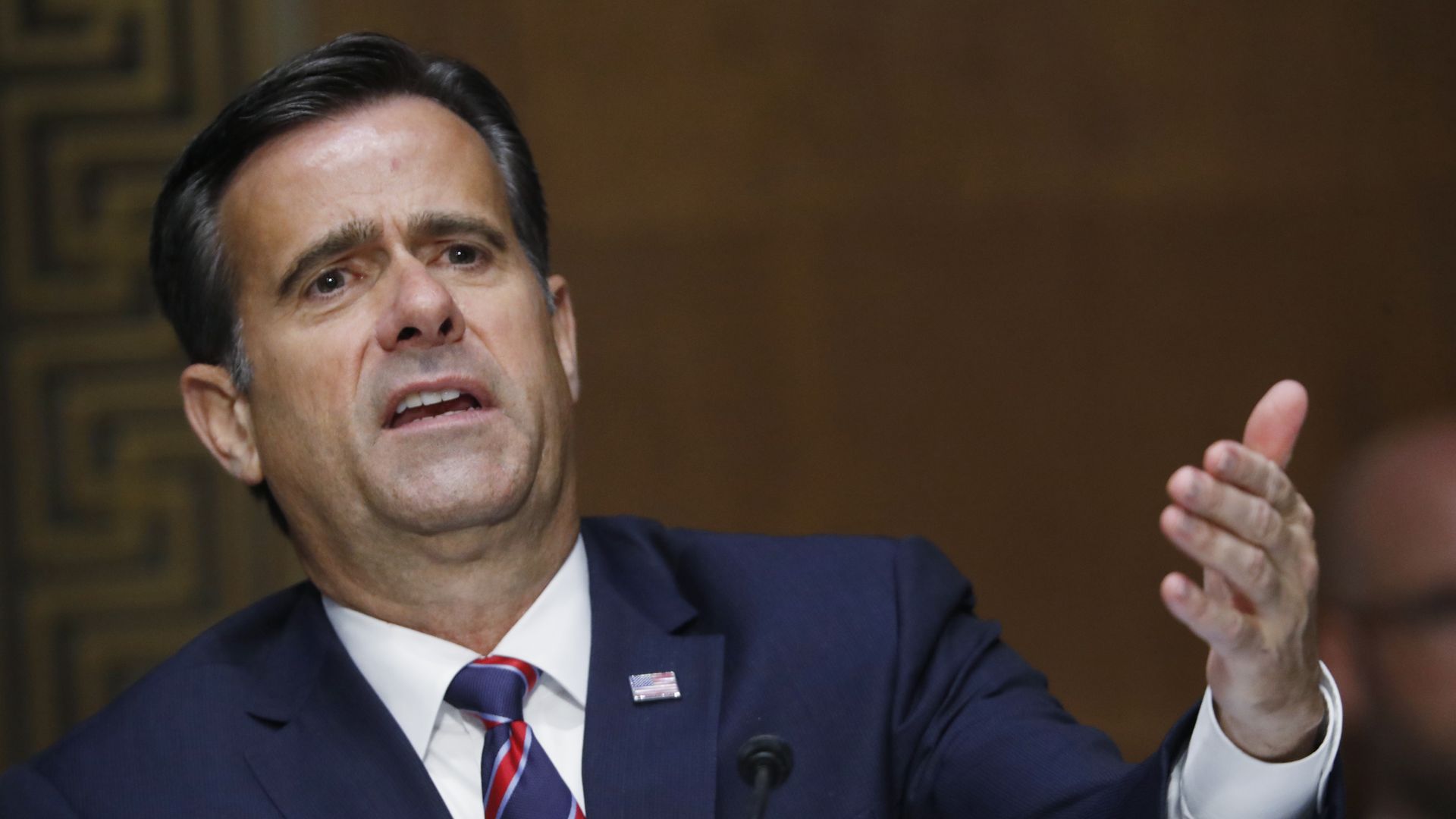Rep. John Ratcliffe, R-Texas, testifies before a Senate Intelligence Committee nomination hearing