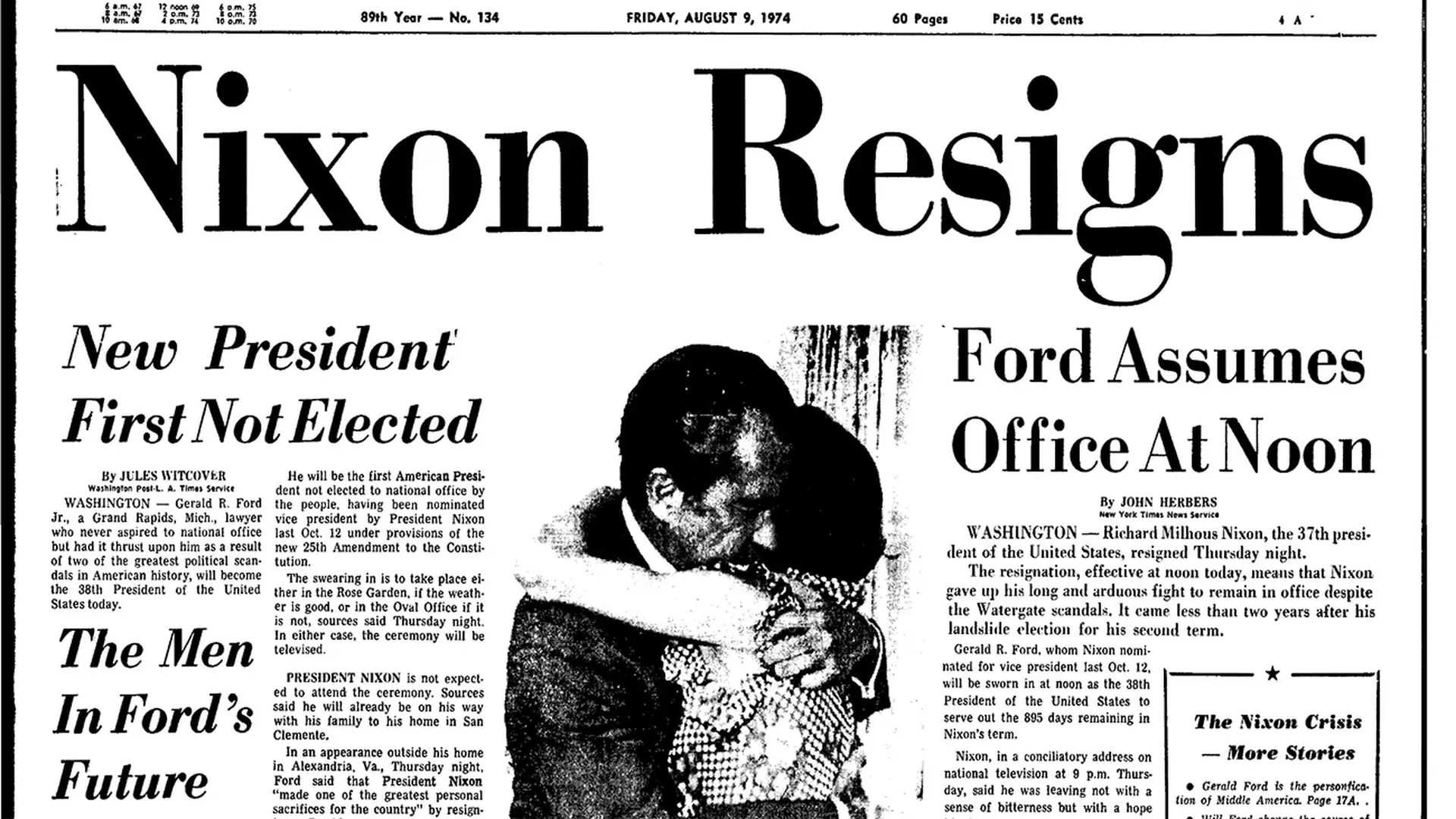 nixon cover Charlotte Observer