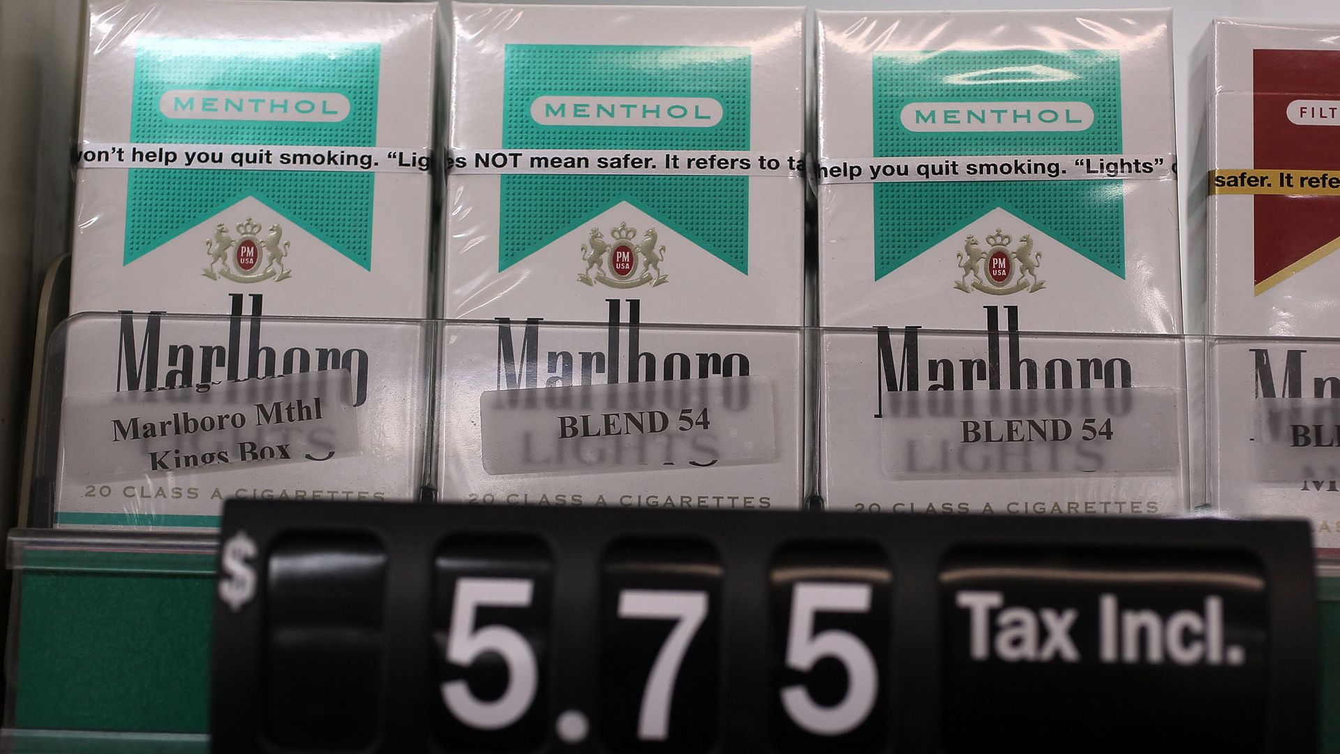 Menthol cigarettes for sale