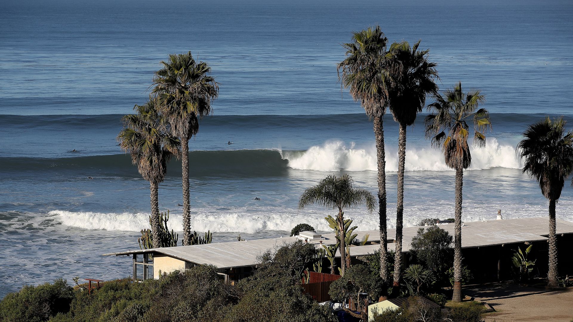 The San Diego coastline