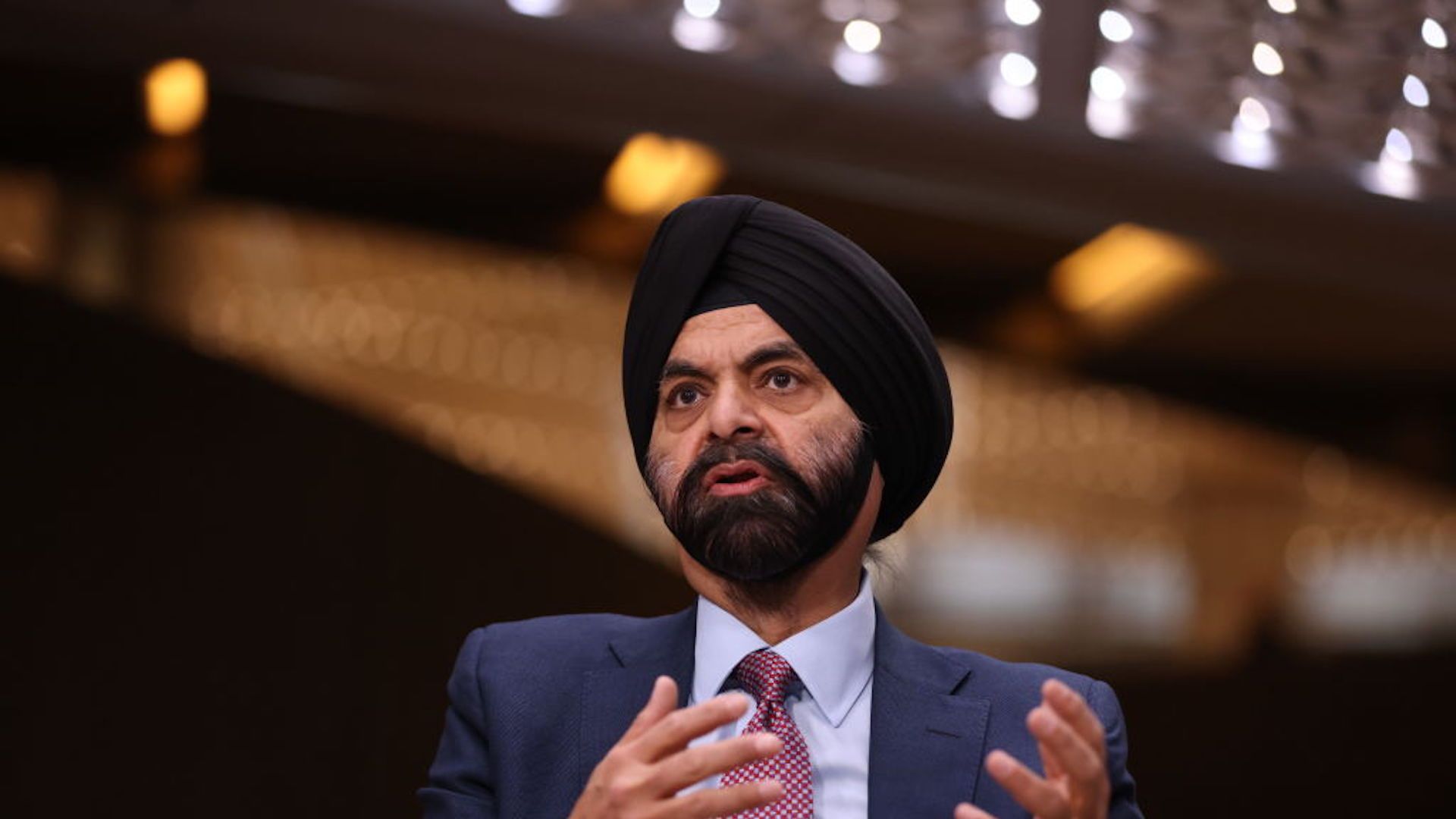 Photo of Ajay Banga, the White House nominee to lead the World Bank