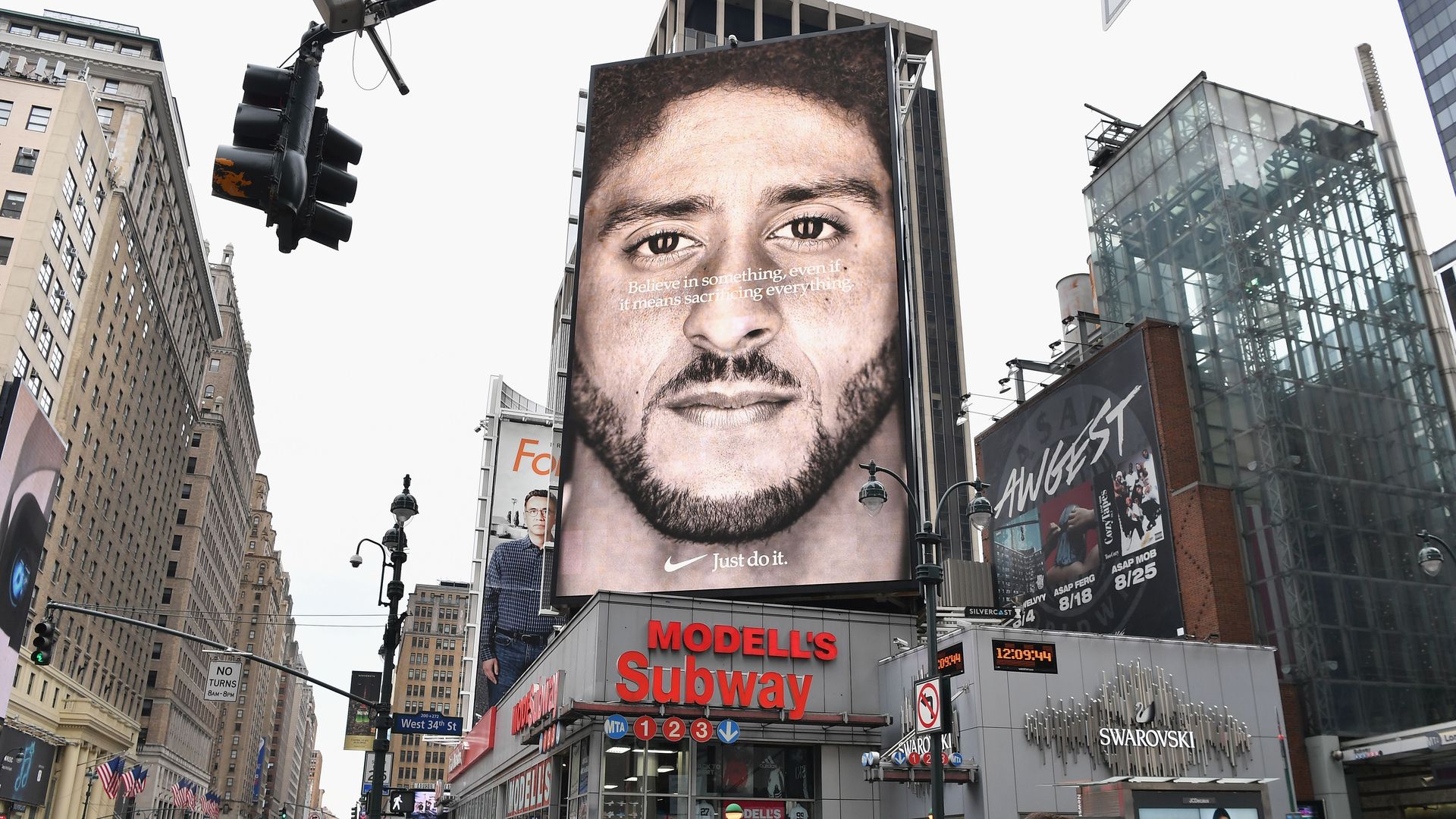 Colin Kaepernick's Nike billboard