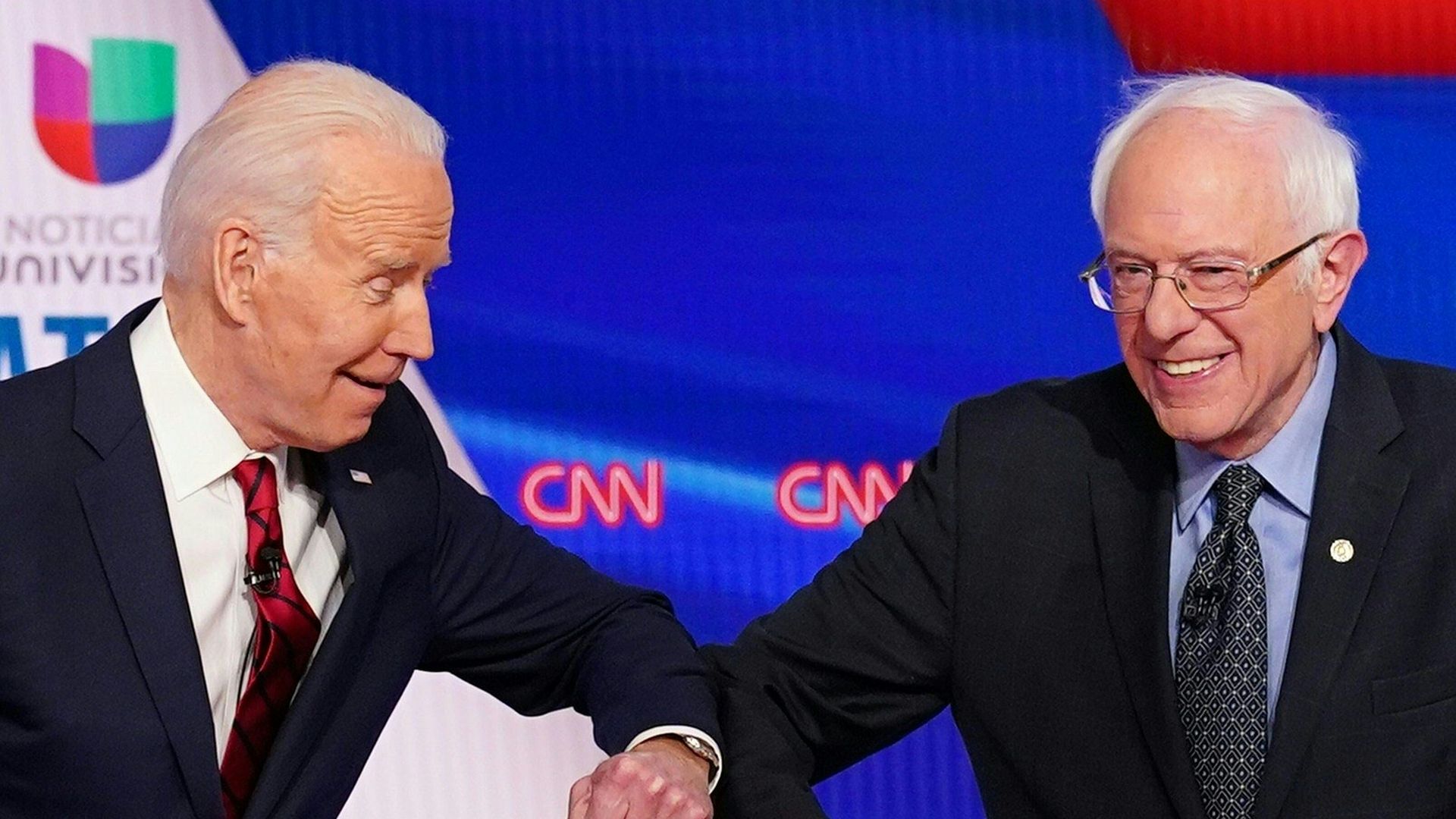 Biden and Sanders