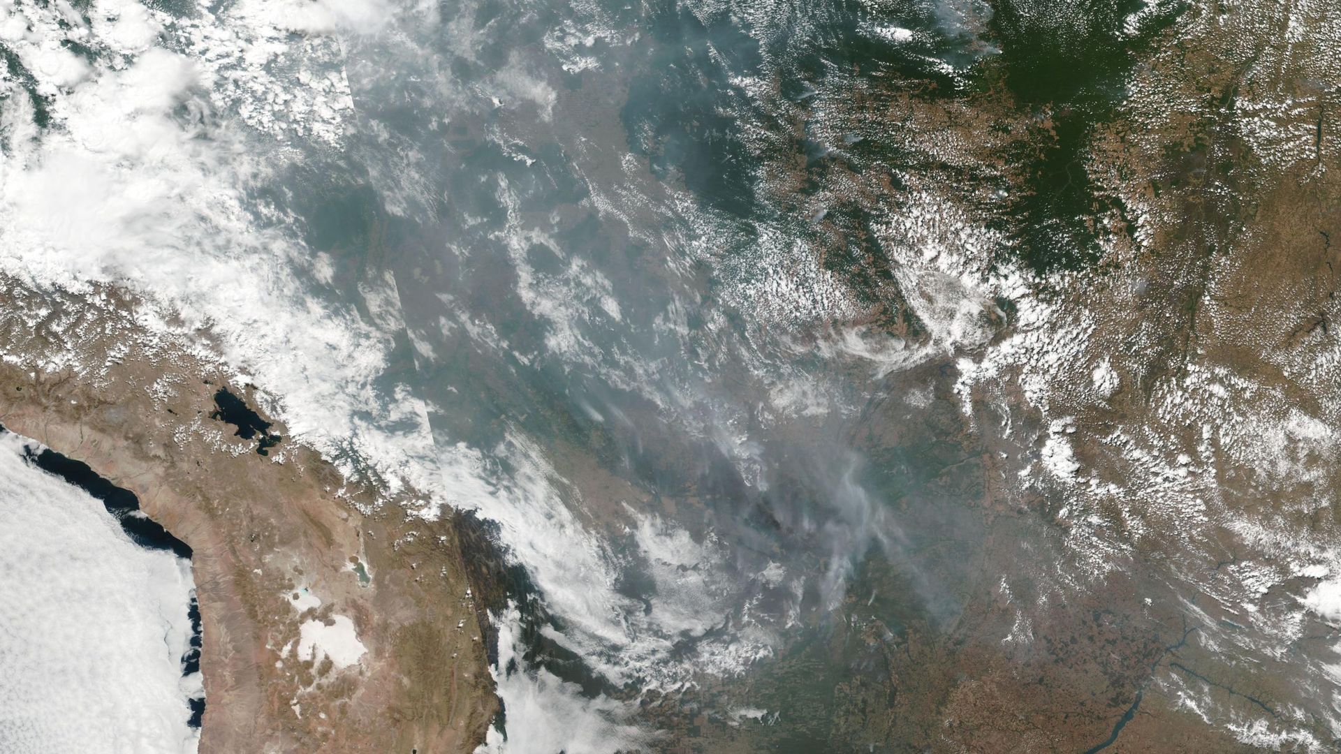 Amazon fires from space