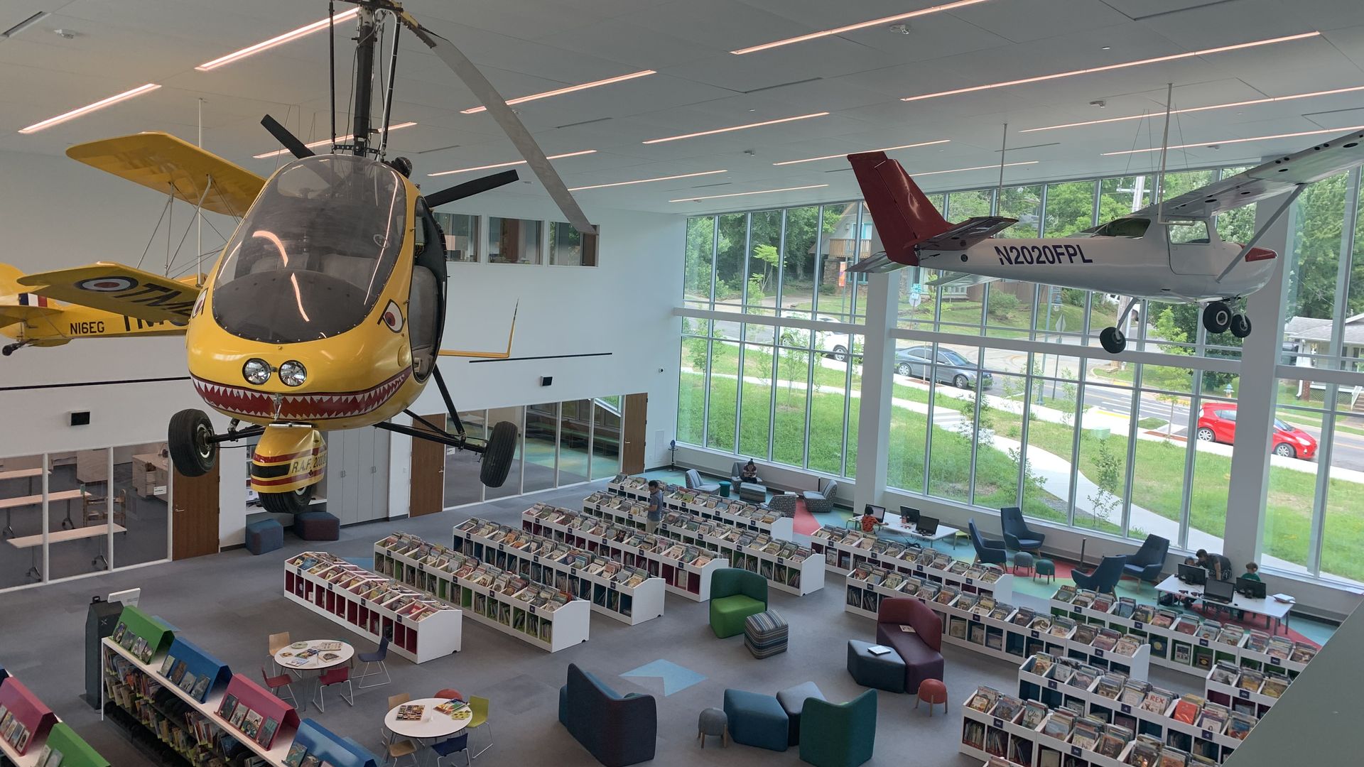 A photo of the children's library in Fayetteville.