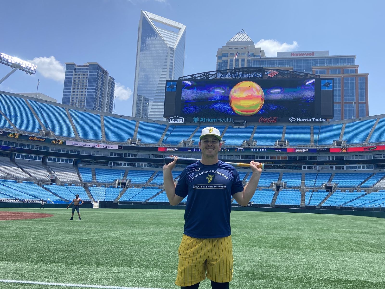 Charlottes Own Goes Bananas at Bank of America Stadium