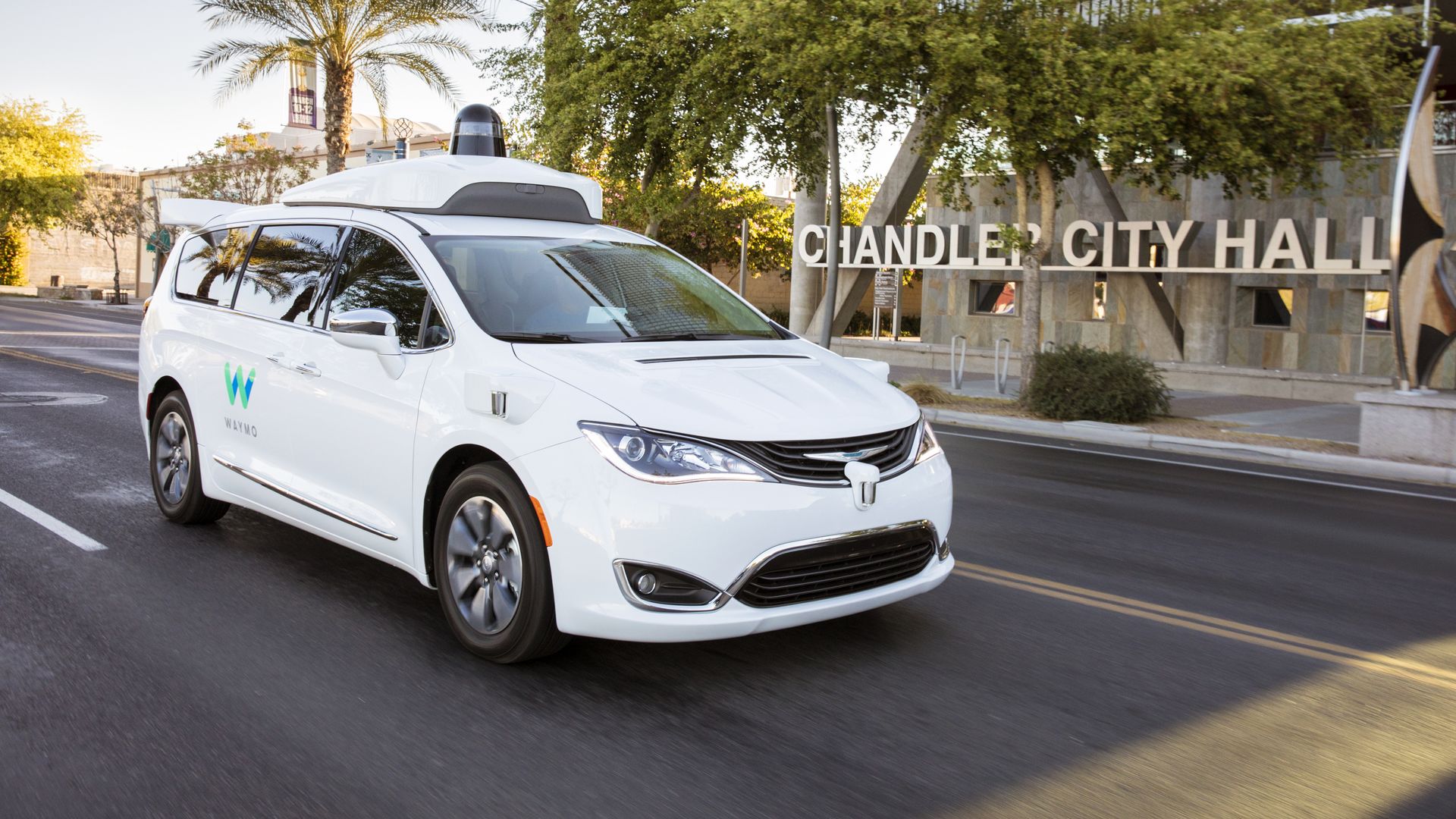 Waymo self-driving minivan