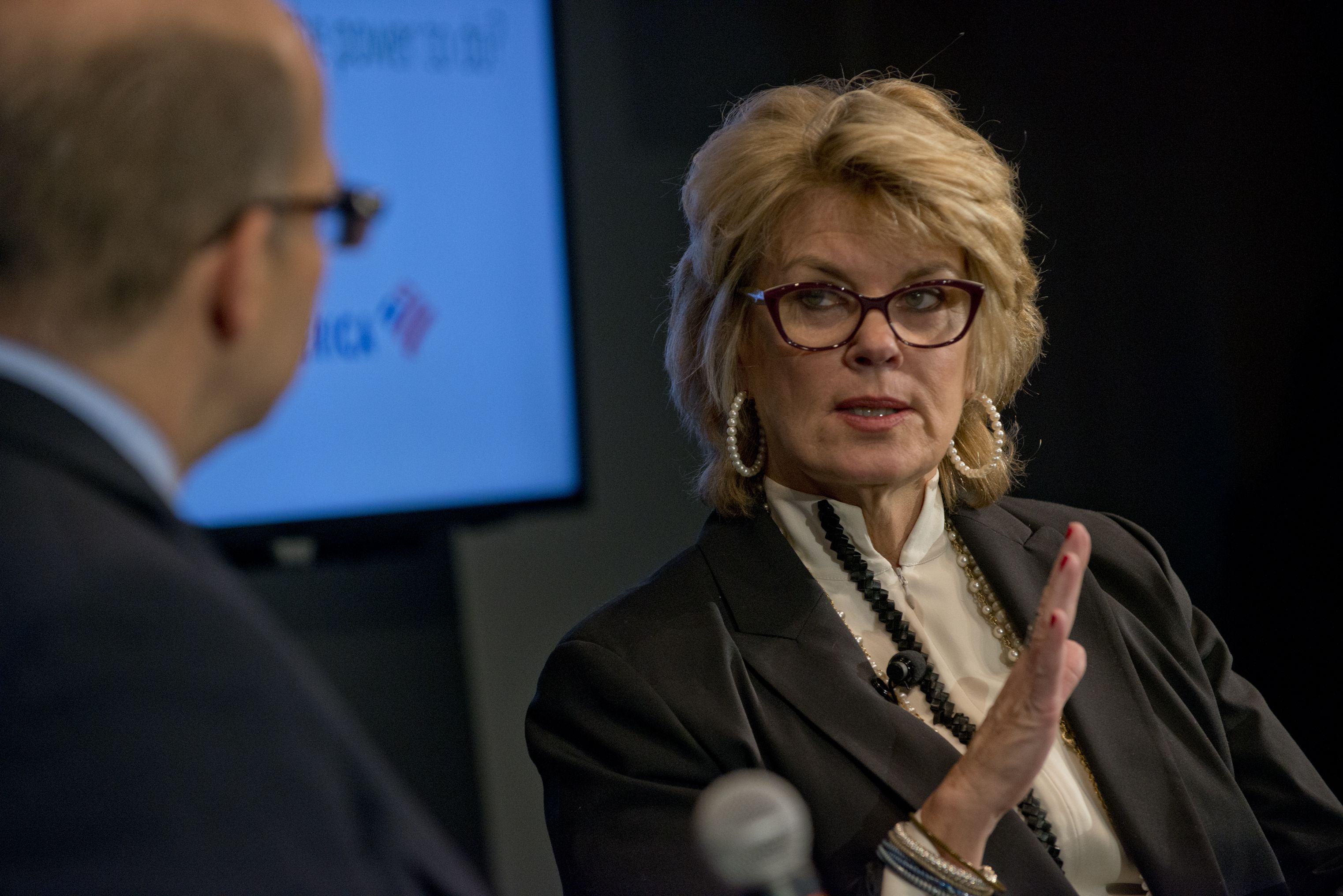 Anne Finucane, Bank of America Vice Chairman, on the Axios stage