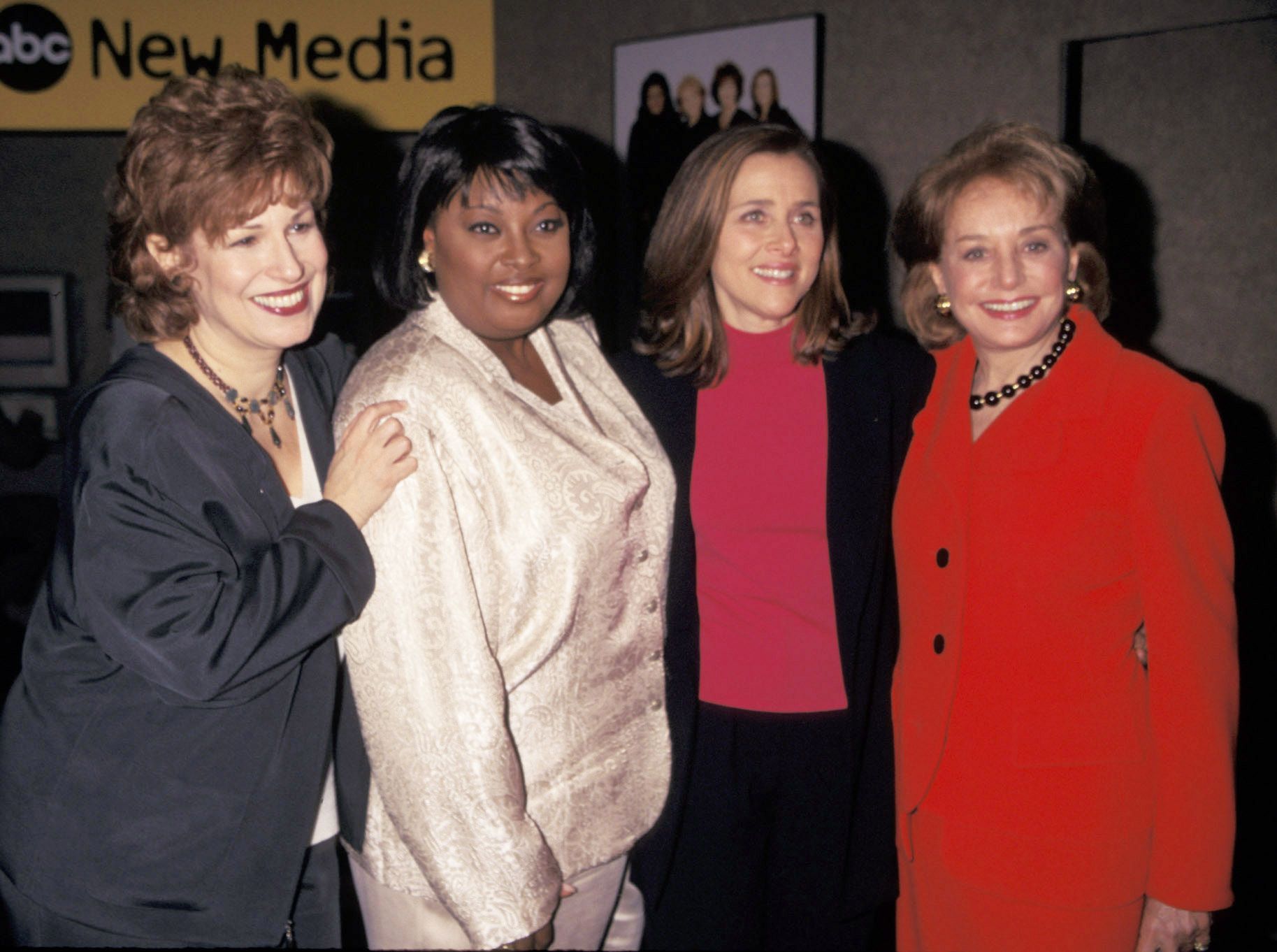 Joy Behar, Star Jones, Meredith Vieira and Barbara Walters of "The View"