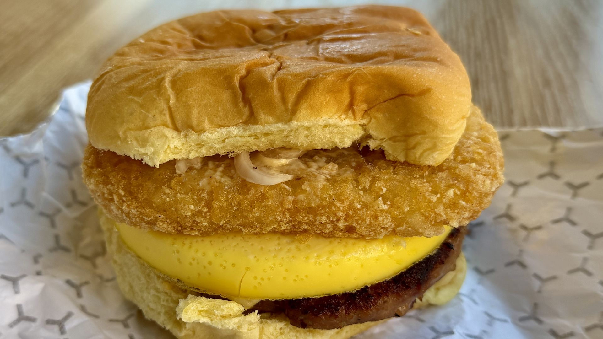 breakfast sandwich