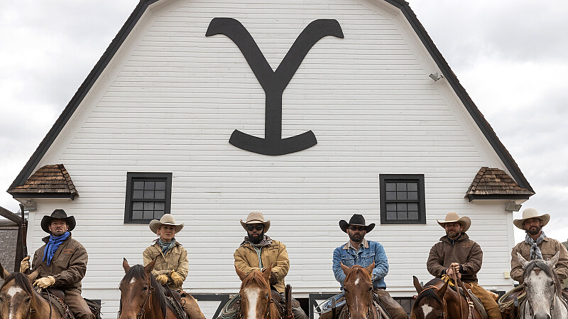 Cast members of the show "Yellowstone"