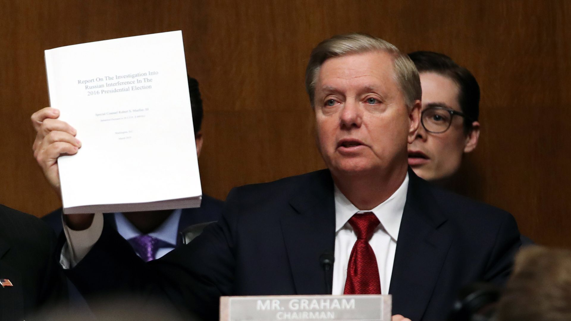 Sen. Lindsey Graham with the Mueller report