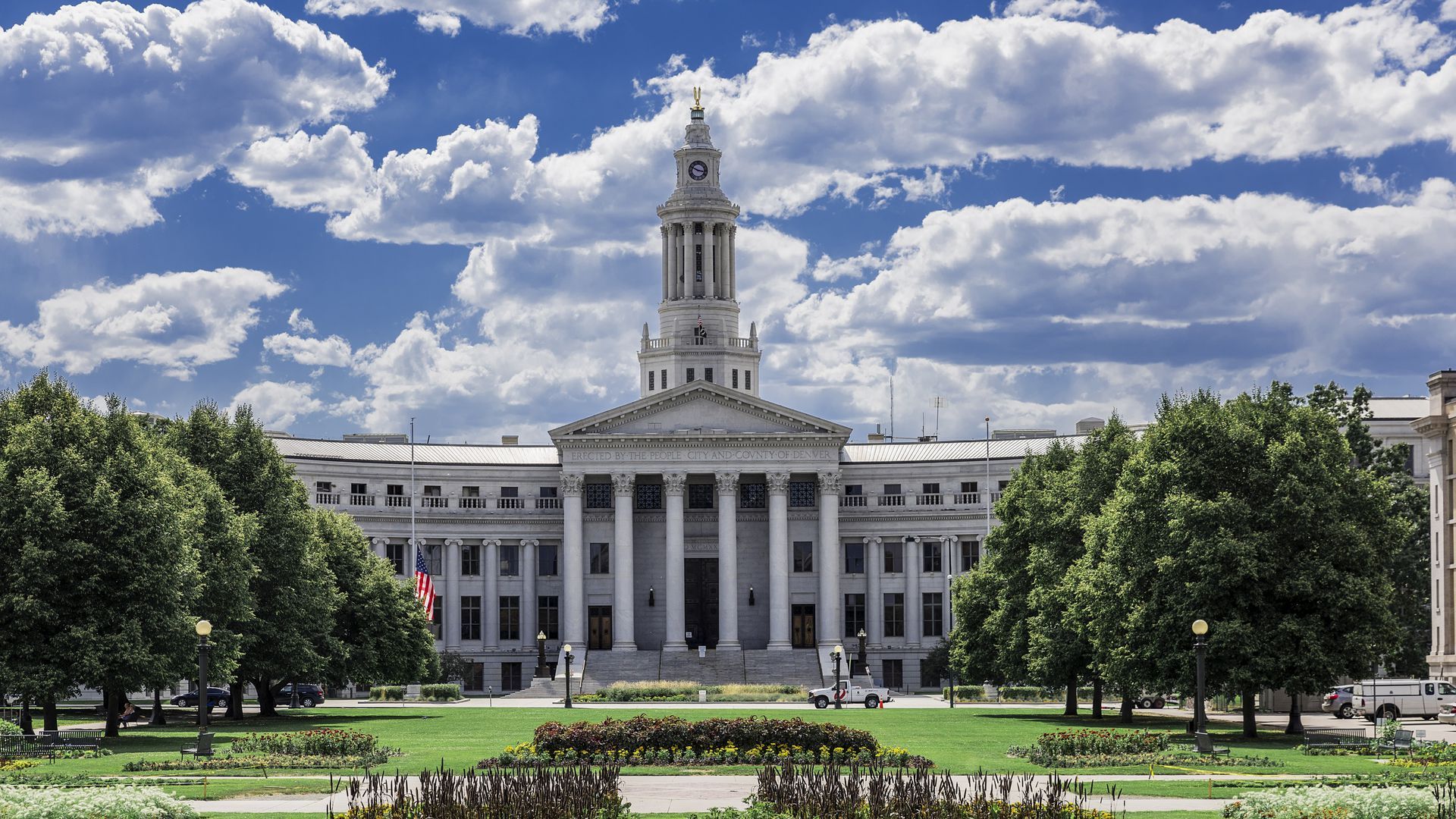 A photo of Denver City Hall