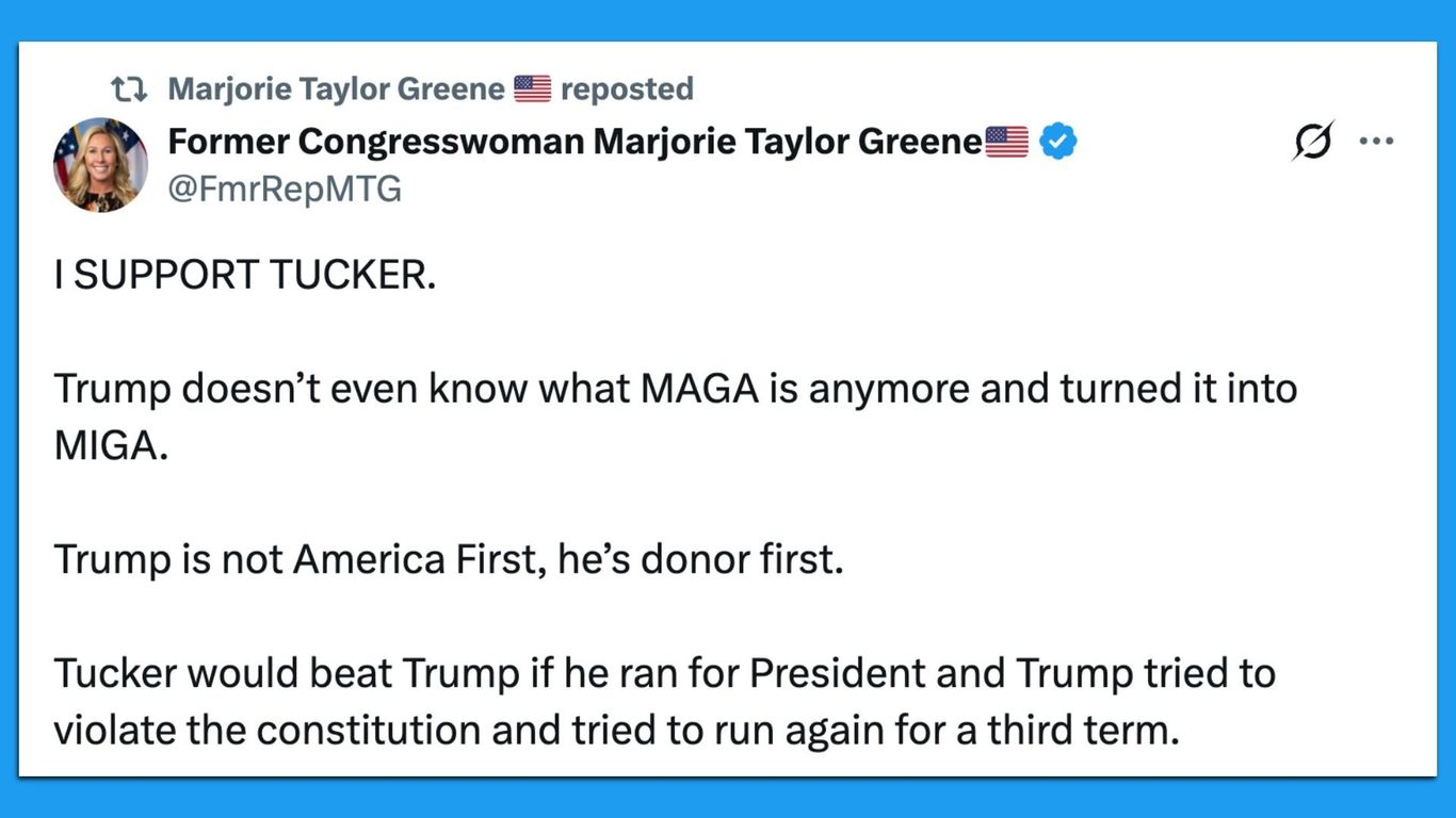 MTG pushes Tucker 2028