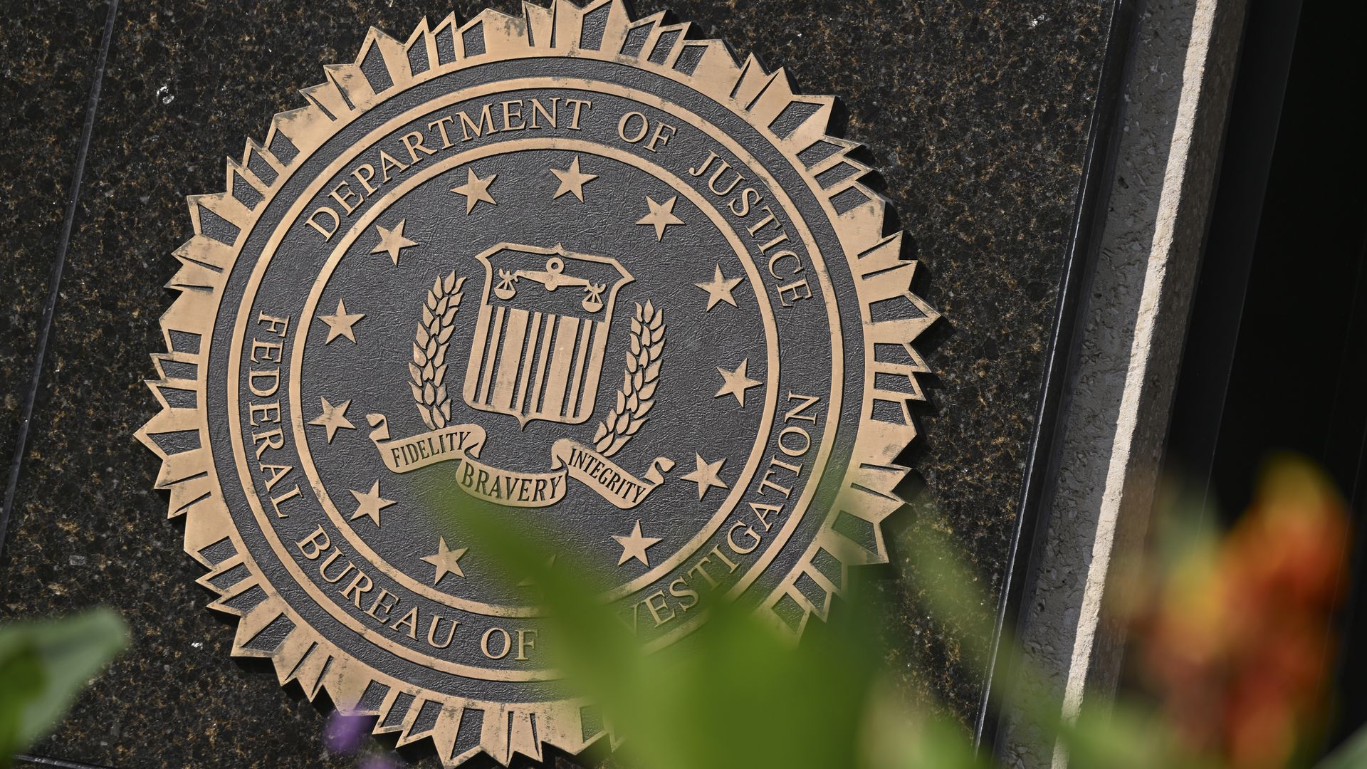 The FBI's seal in Washington, D.C., in July 2023.