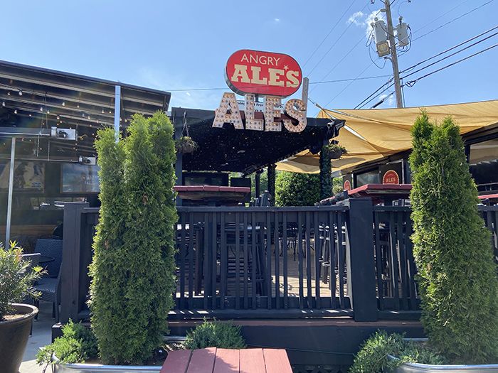 Angry Ale's. Photo: Ashley Mahoney/Axios