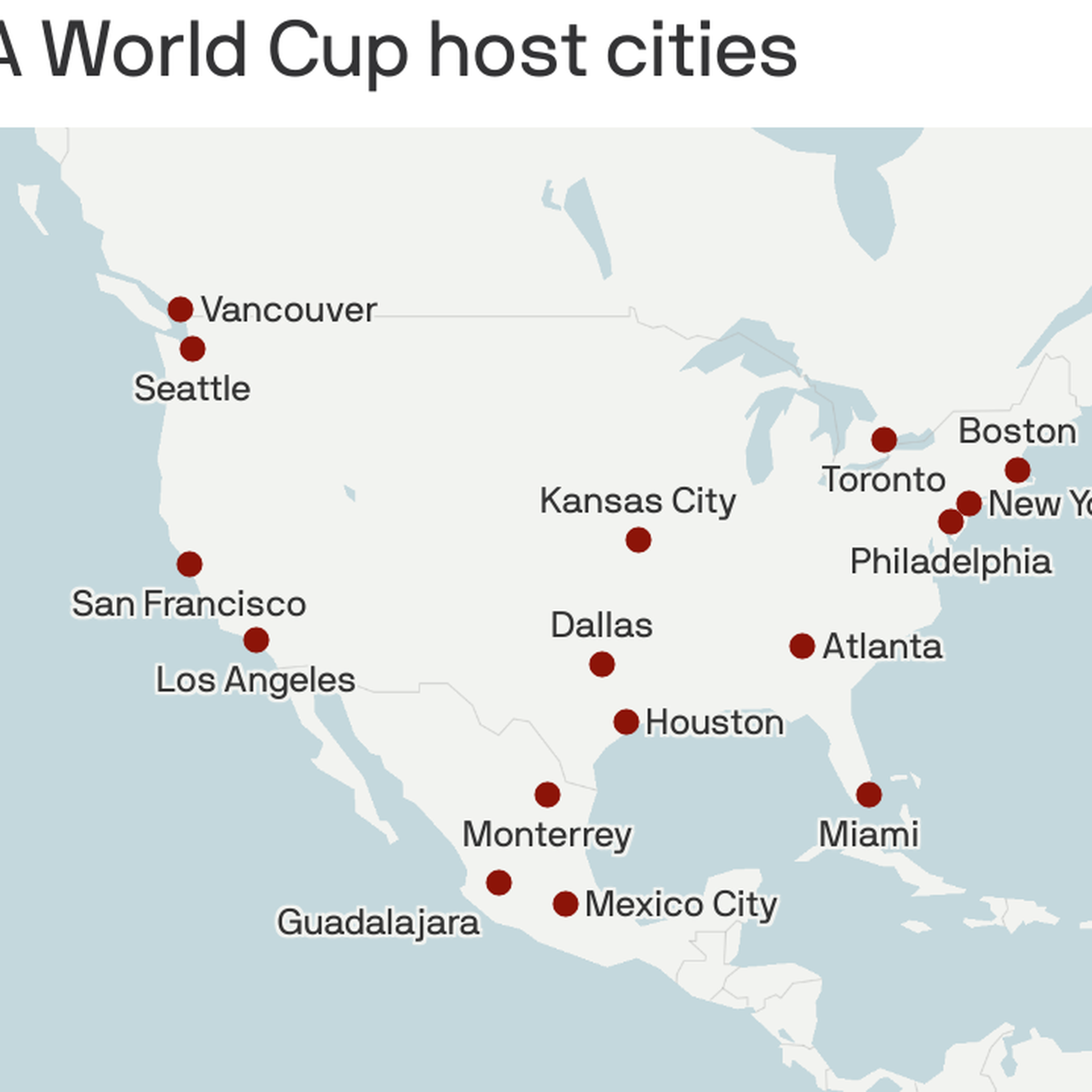 FIFA World Cup 2026: Where will FIFA World Cup 2026 take place? Know which  cities will host the next tournament - The Economic Times
