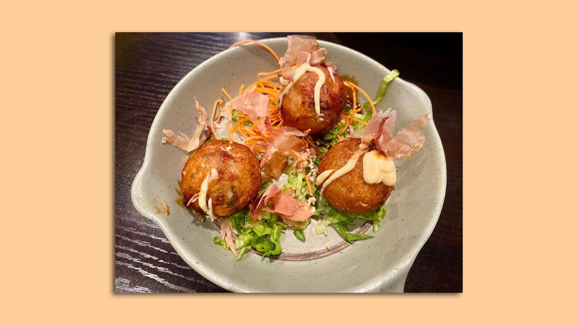 An order of takoyaki from Hana Ramen Sushi in West Des Moines.