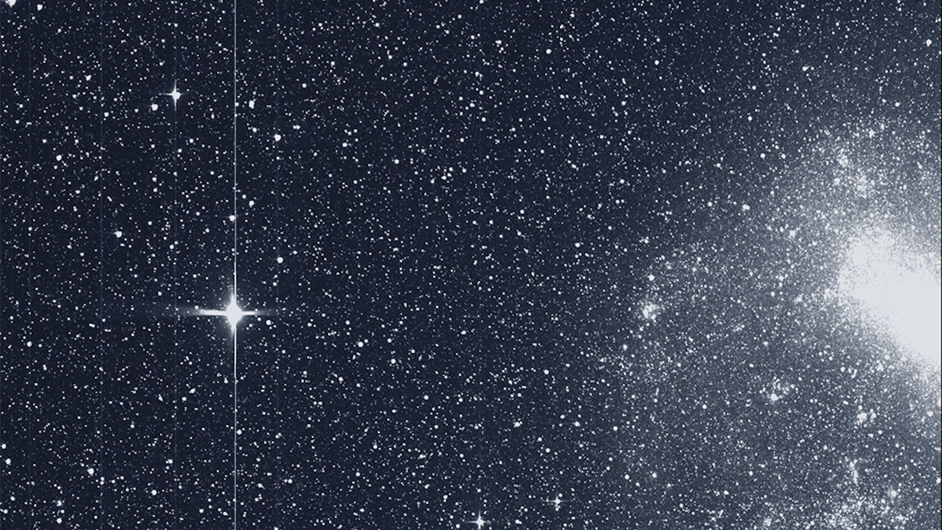NASA's TESS spacecraft captured this swath of the southern sky in its “first light” science image on Aug. 7, 2018.