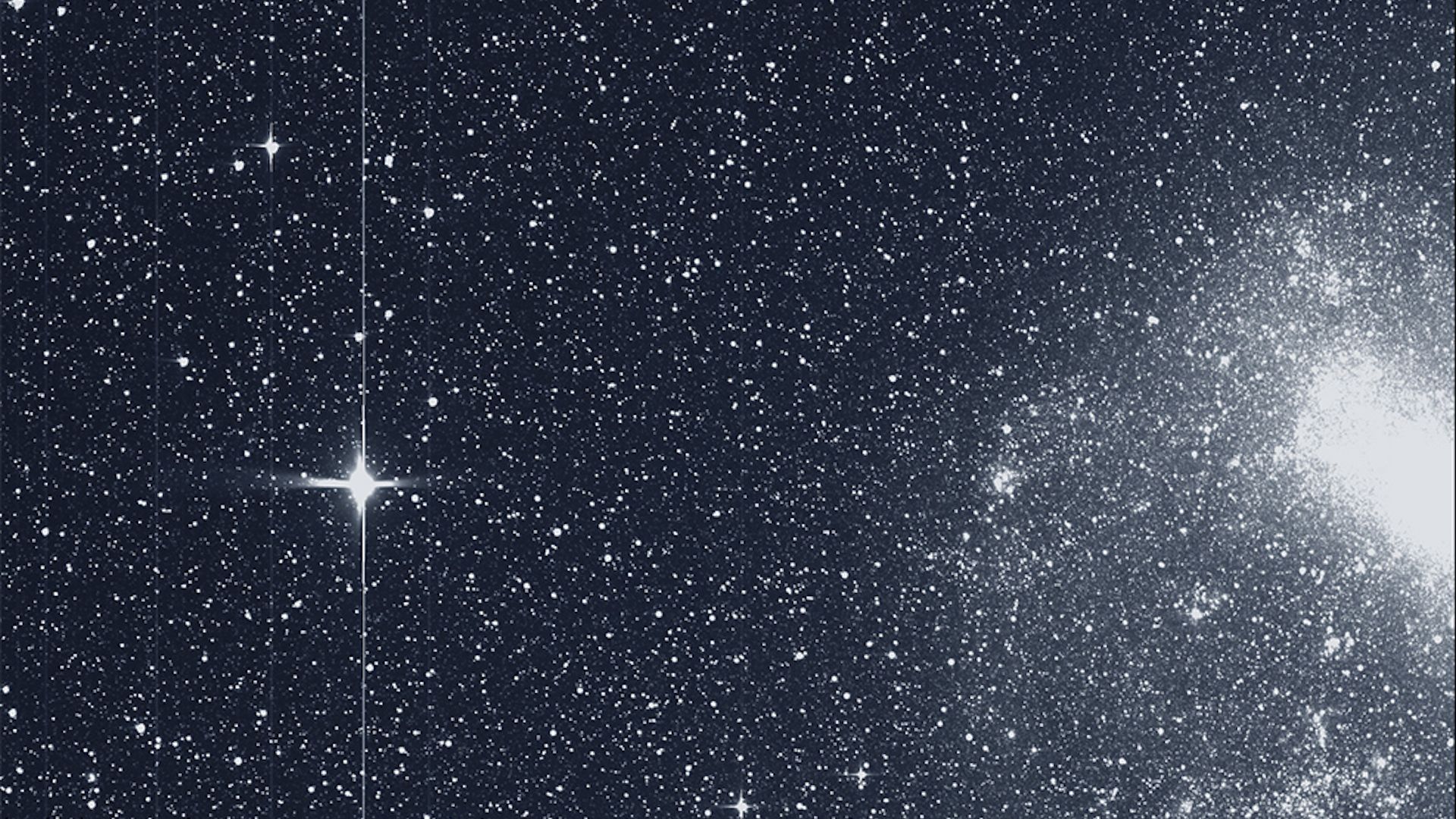 NASA's TESS spacecraft captured this swath of the southern sky in its “first light” science image on Aug. 7, 2018. 