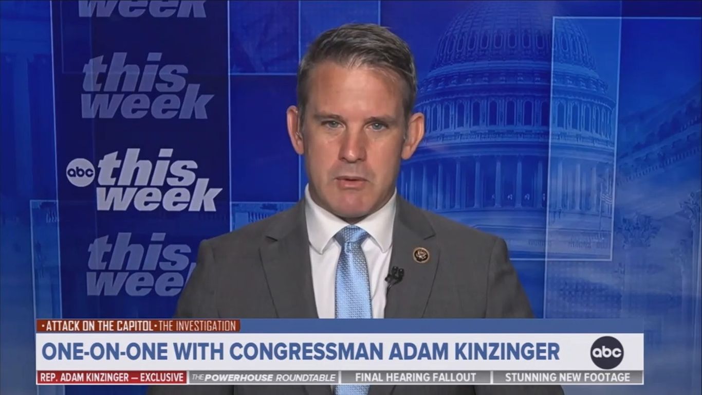 Kinzinger: Trump required by law to testify before Jan. 6 committee – Axios