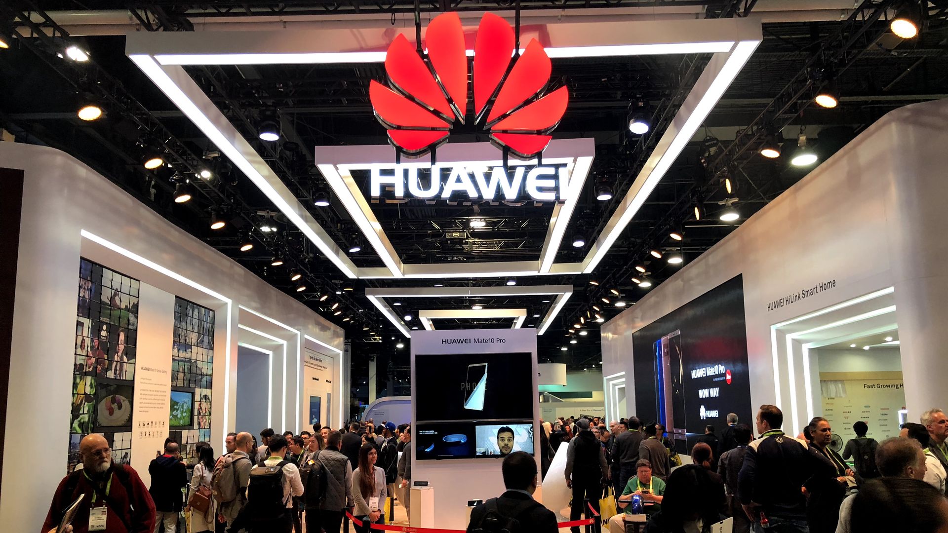 Huawei's CES 2018 booth