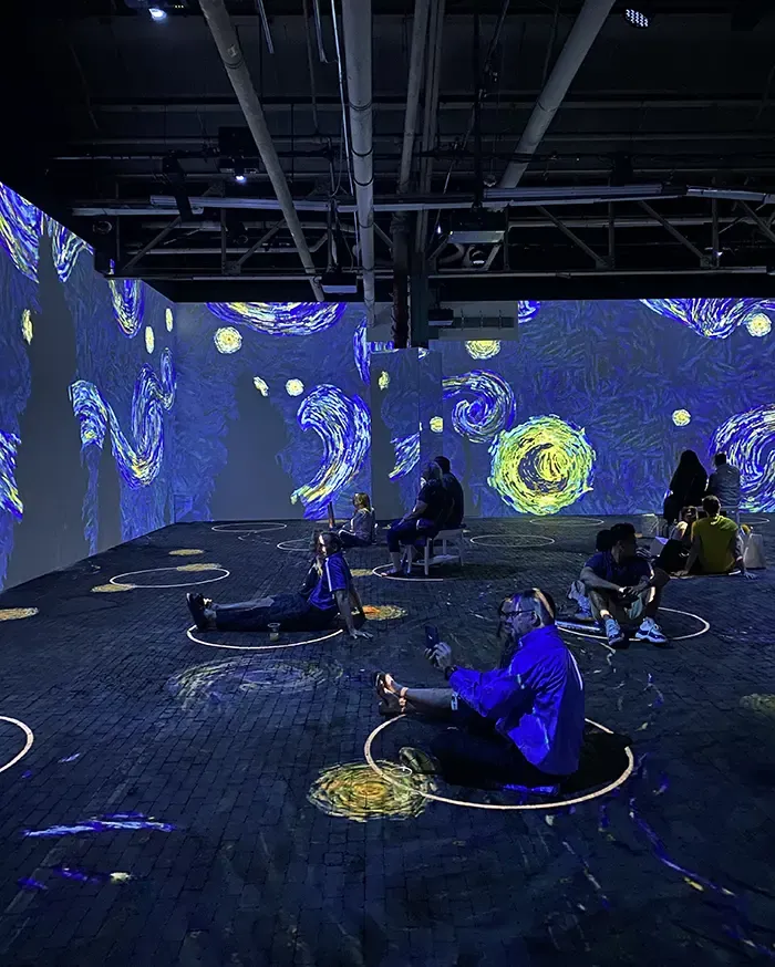 van gogh exhibit camp north end charlotte