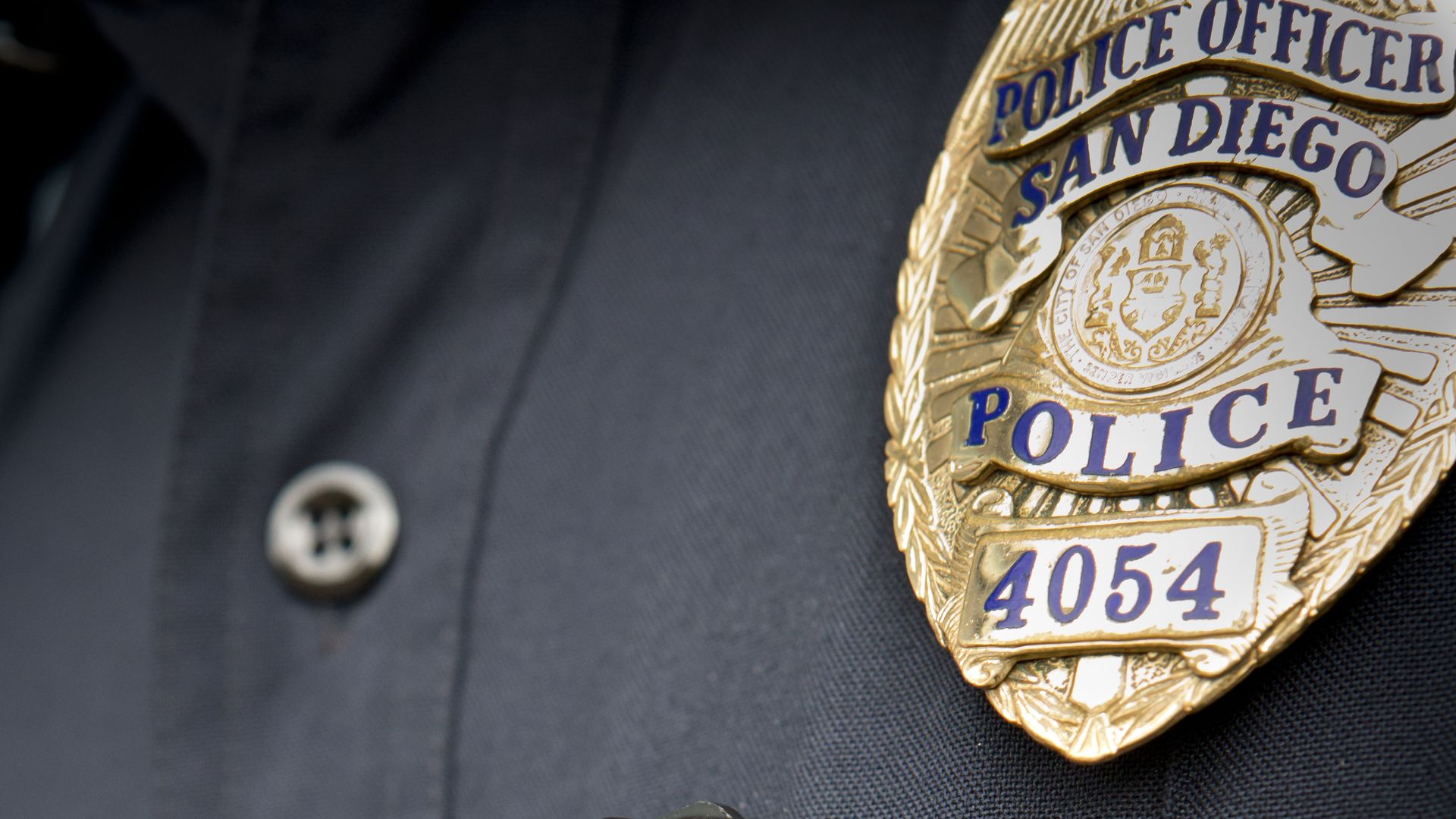 San Diego police badge.