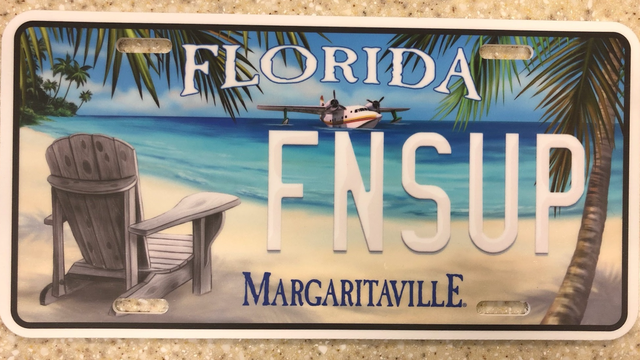 Floridas New Specialty License Plates Jimmy Buffett The Villages