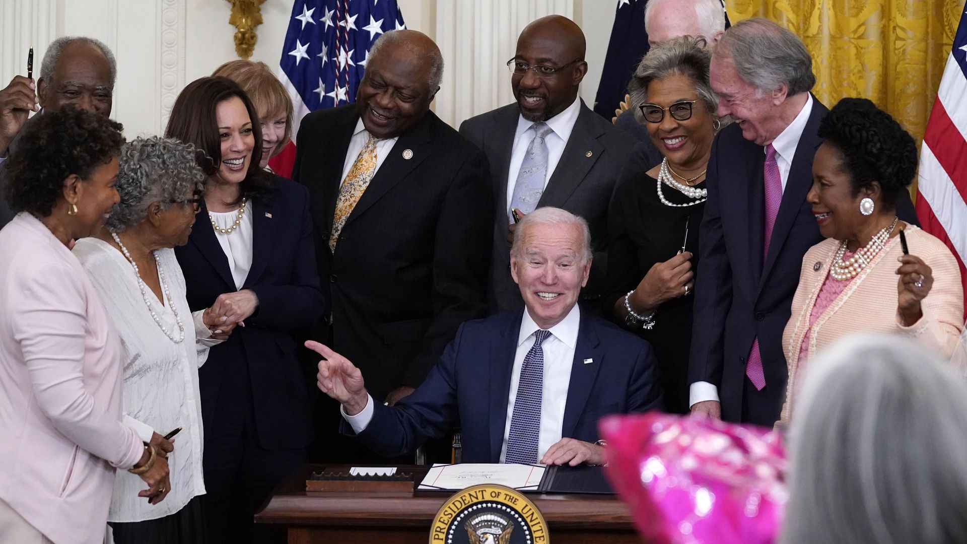 Biden at Juneteenth signing