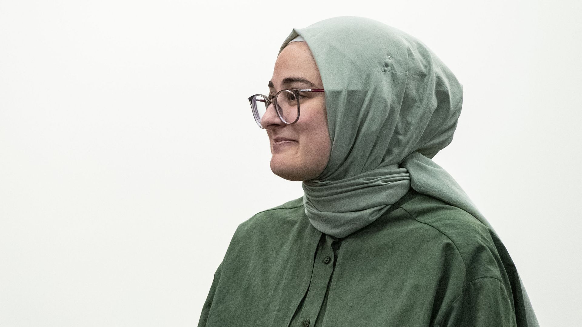 Rumeysa Ozturk arrives at a press conference at Logan International Airport in Boston, Massachusetts on May 10, 2025. US Judge William Sessions on May 9, 2025, ordered Ozturk's release after she was detained on March 25, 2025 by federal agents as part of US President Donald Trump's crackdown on pro-