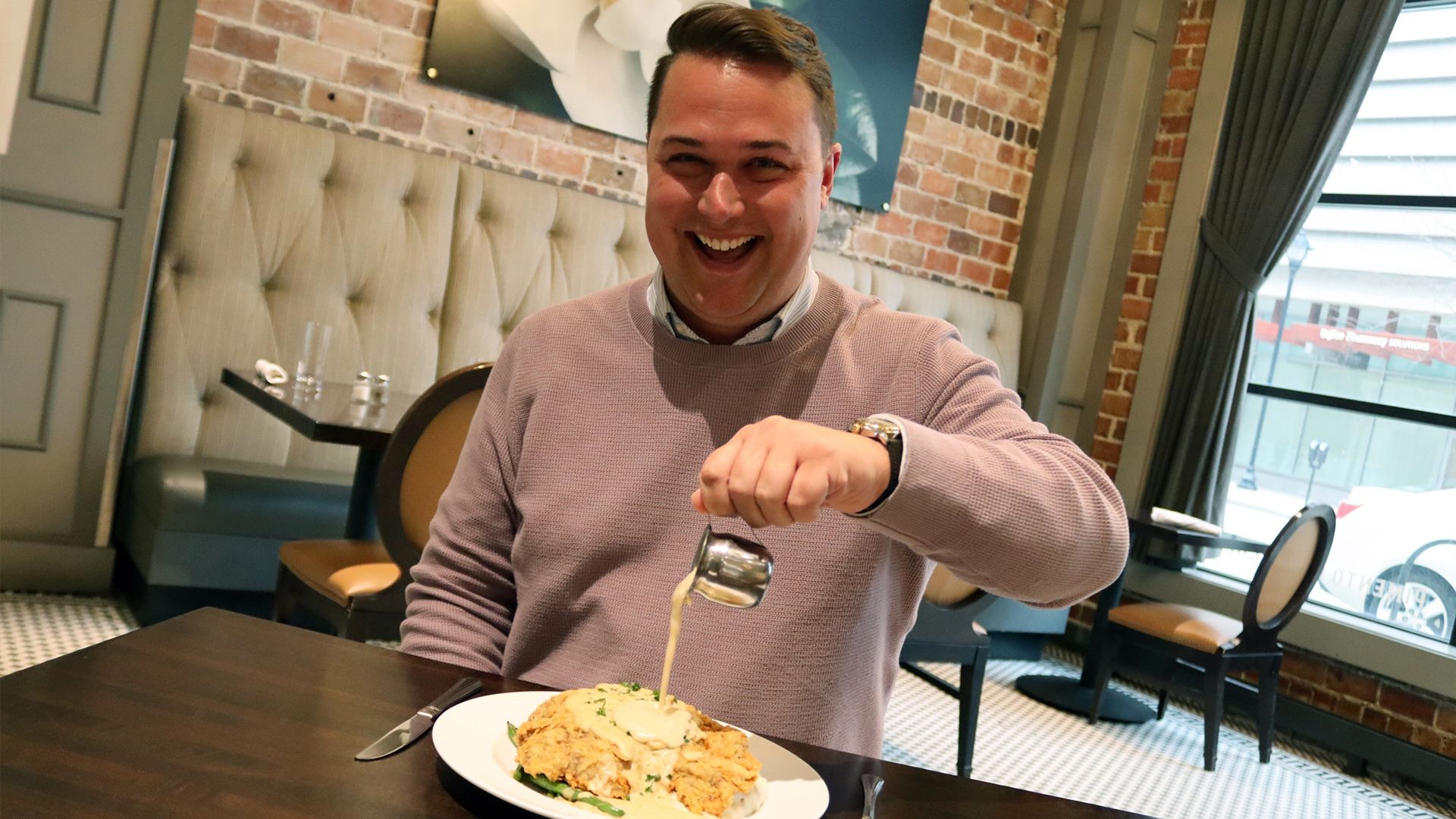 A photo of Des Moines restaurant owner, Chris Diebel.